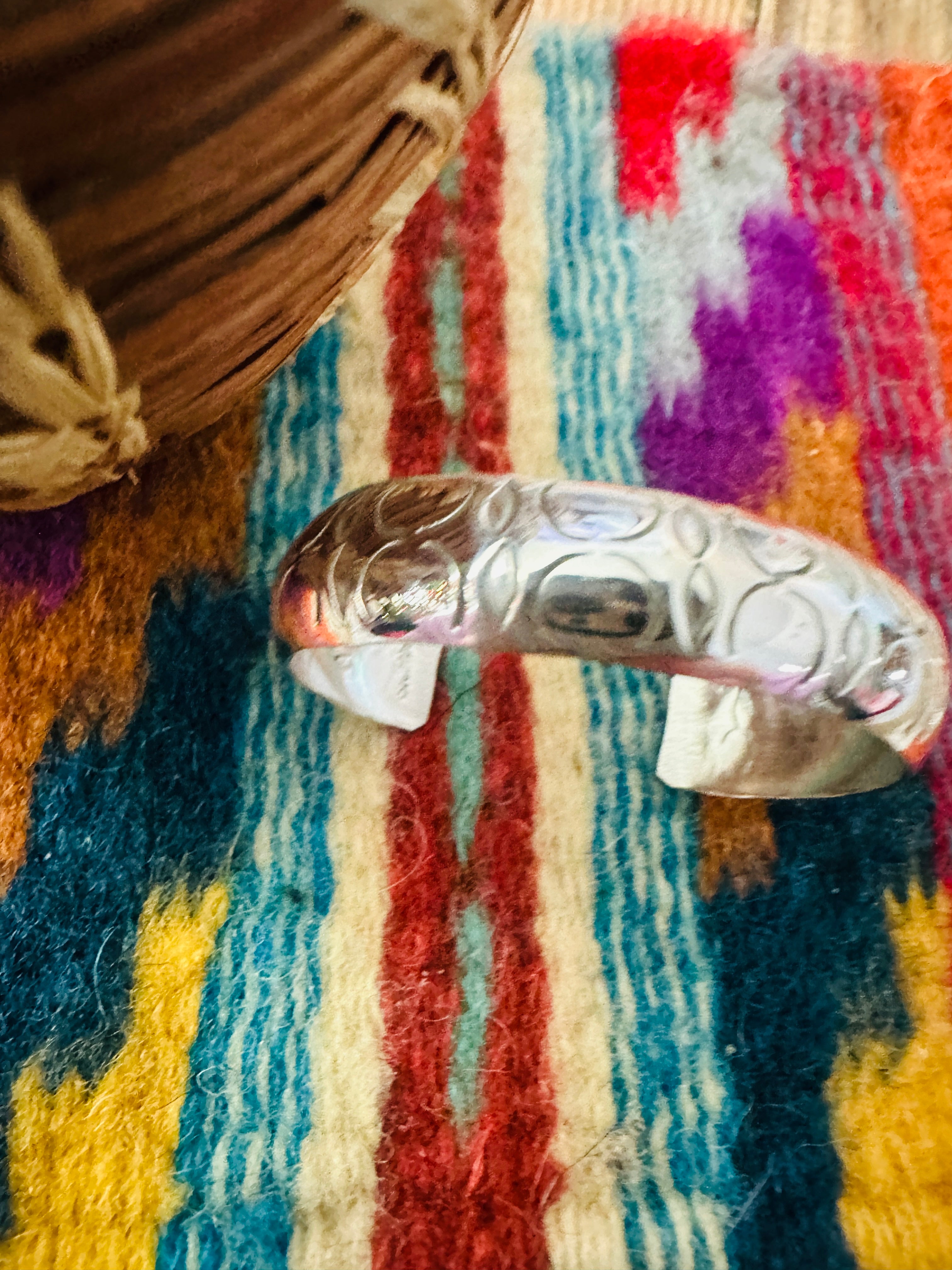 Handcrafted Sterling Silver Baby Cuff Bracelet