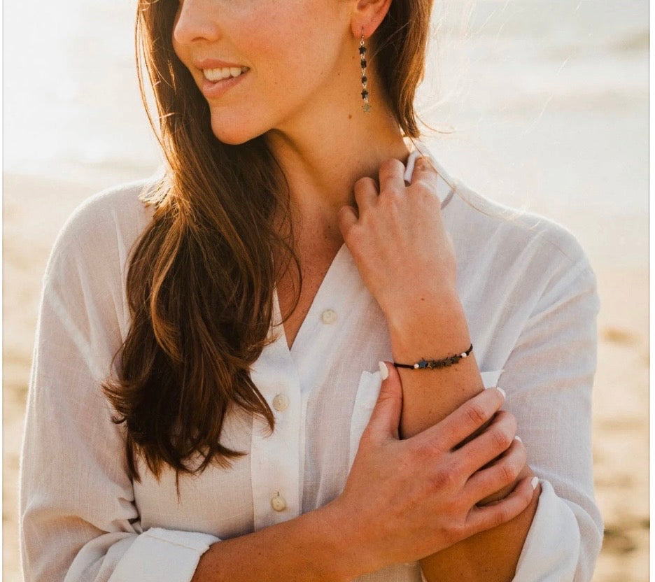 North Star Bracelet- Hematite