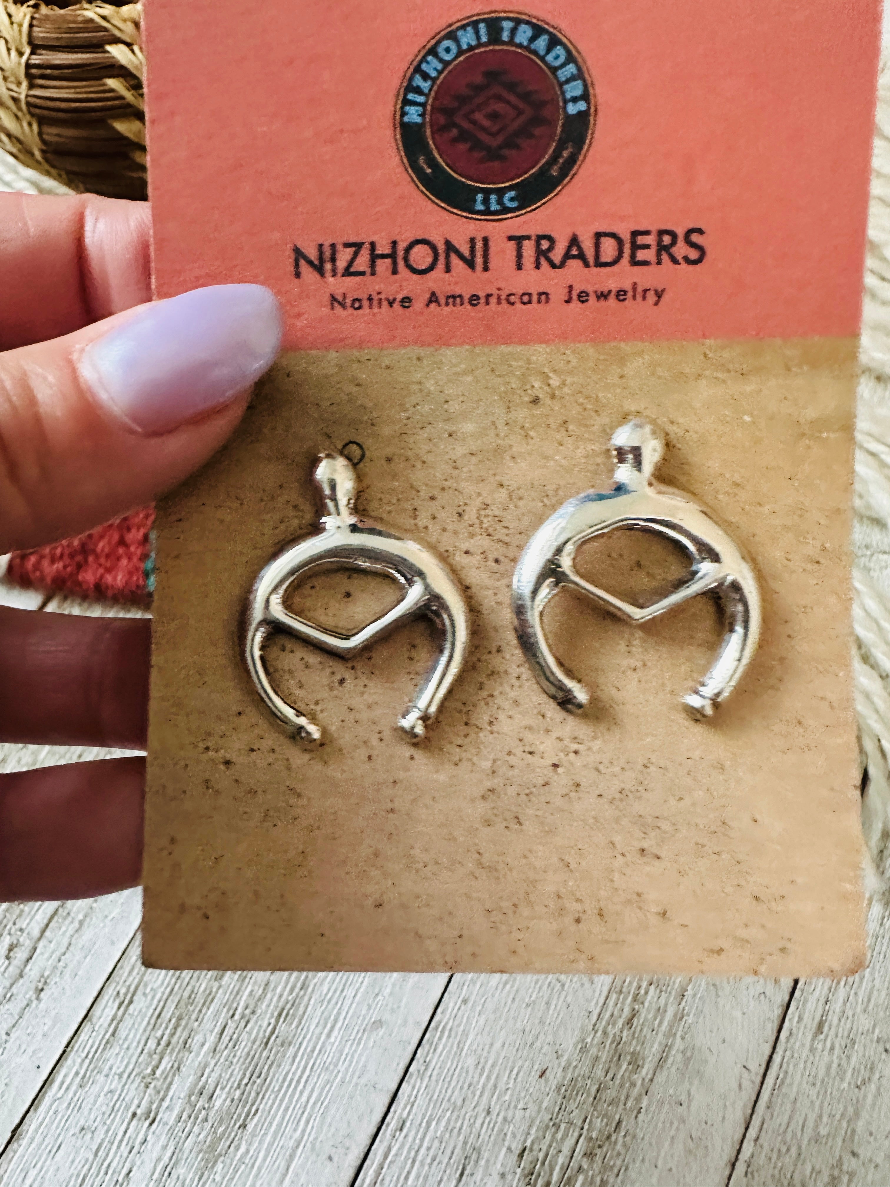 Handcrafted Sterling Silver Naja Stud Earrings