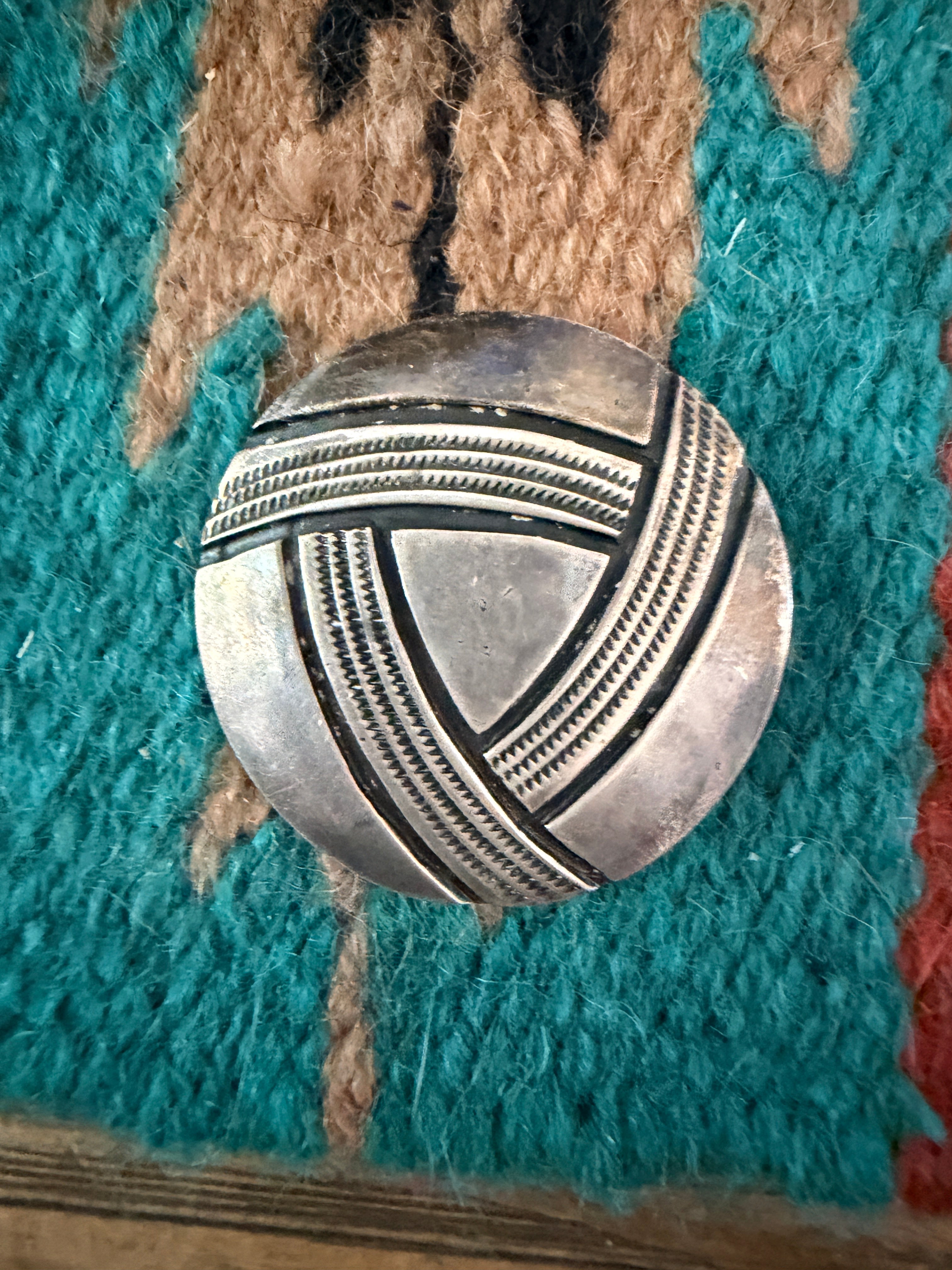 Old Pawn Handcrafted Sterling Silver Brooch