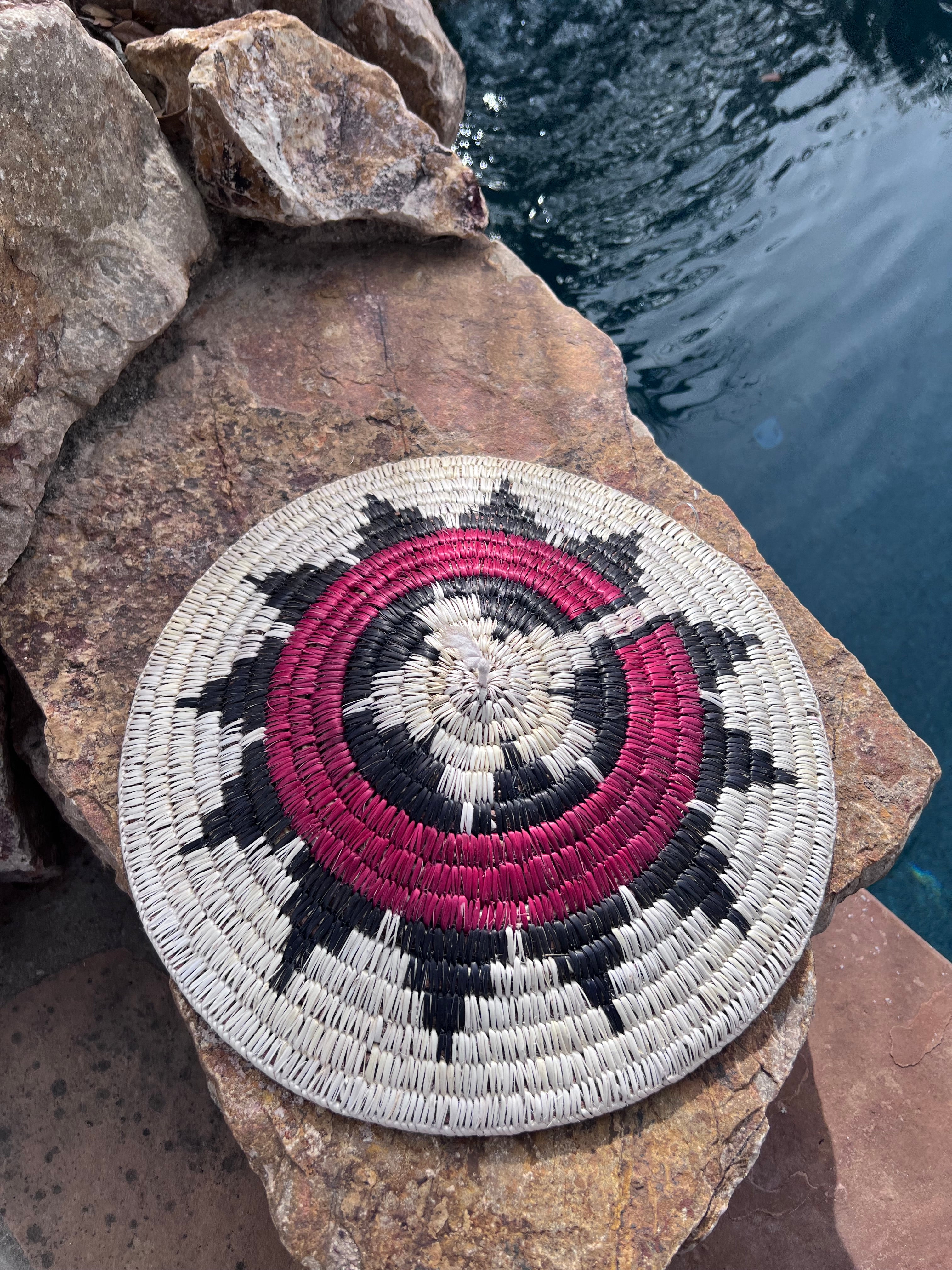 Old Pawn Handcrafted Woven Basket #13