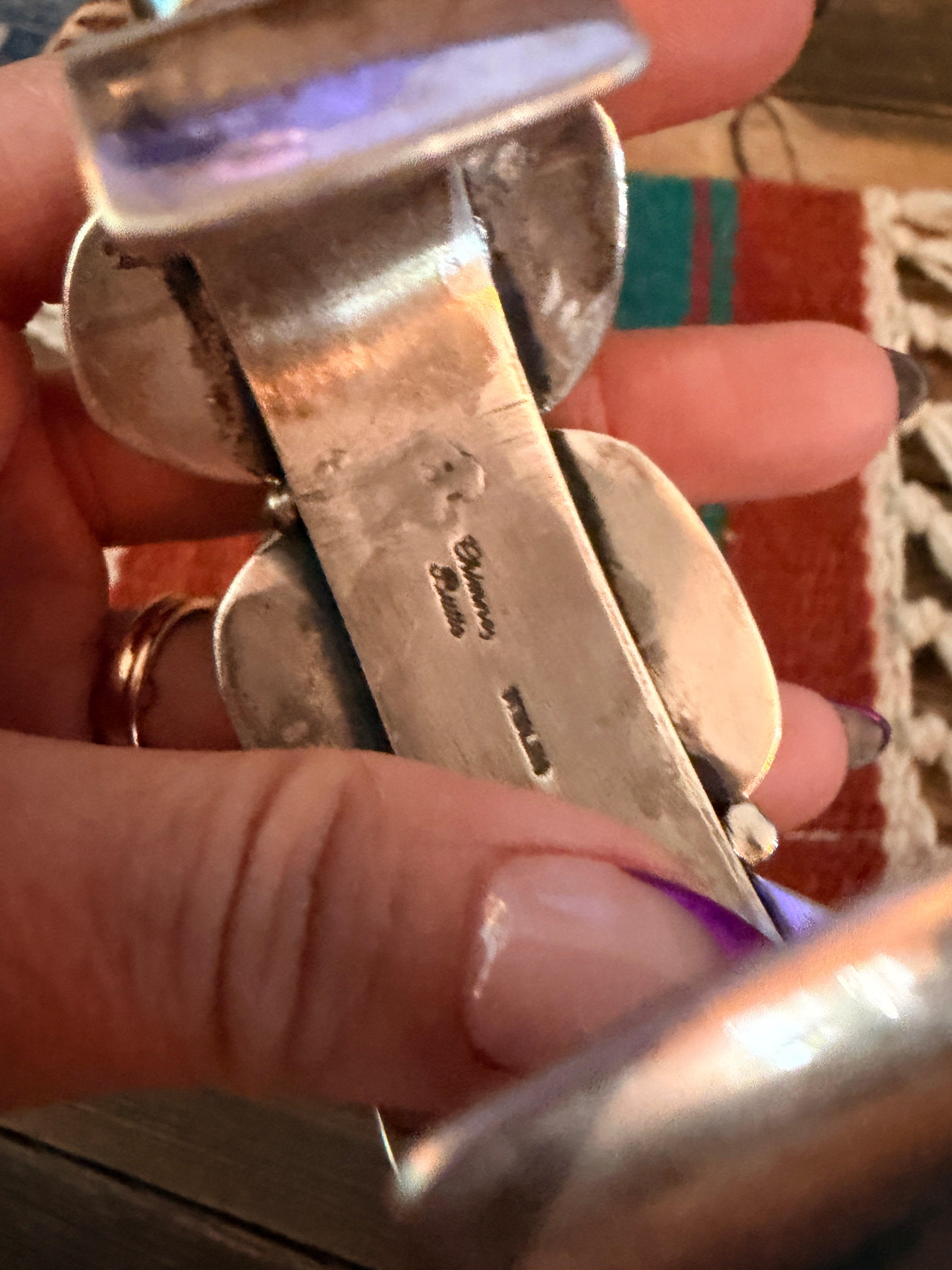 Handcrafted Multi Stone & Sterling Silver Cuff Bracelet by Chimney Butte
