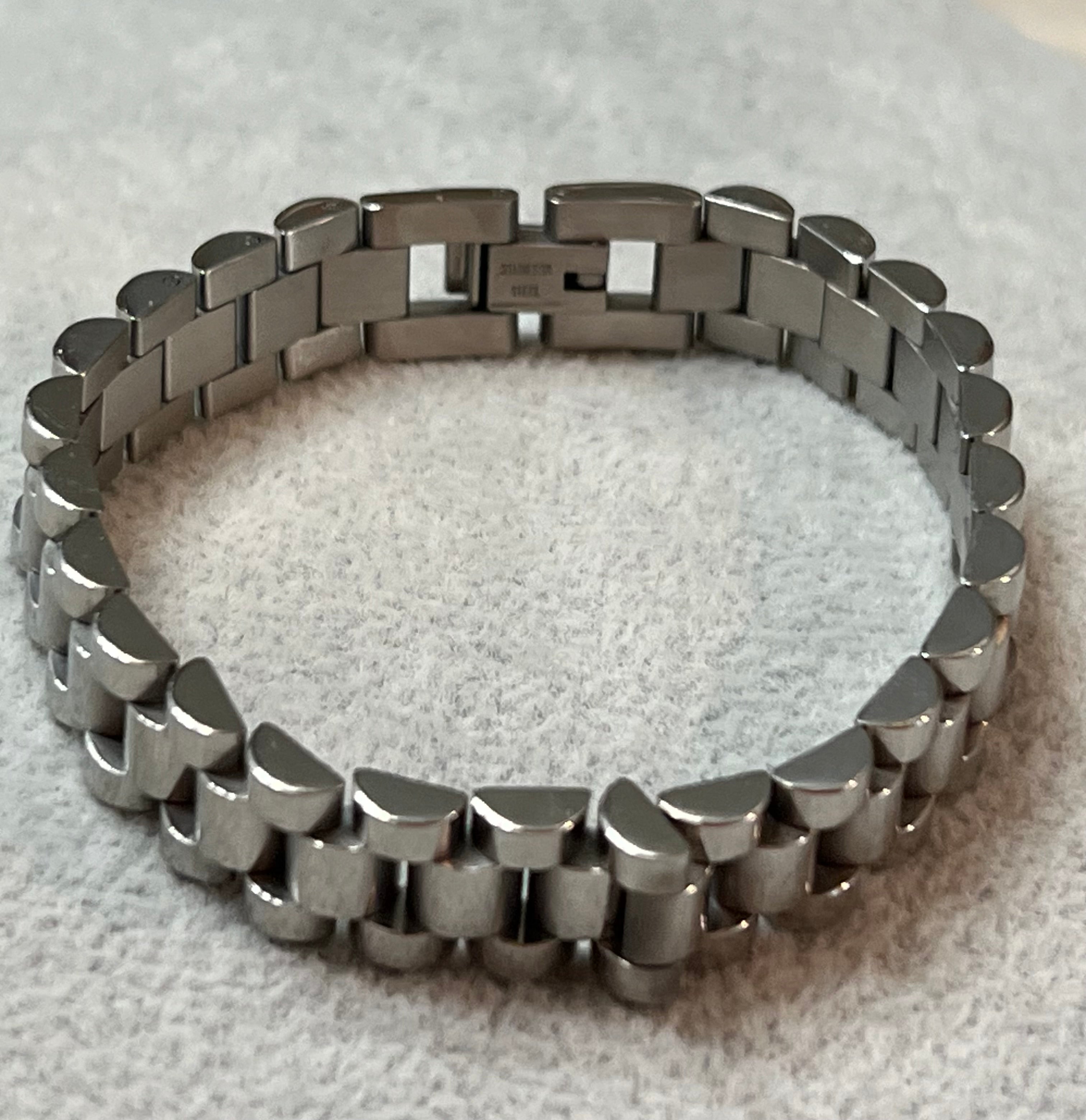 Thin Watch Band Chain Bracelet 7”