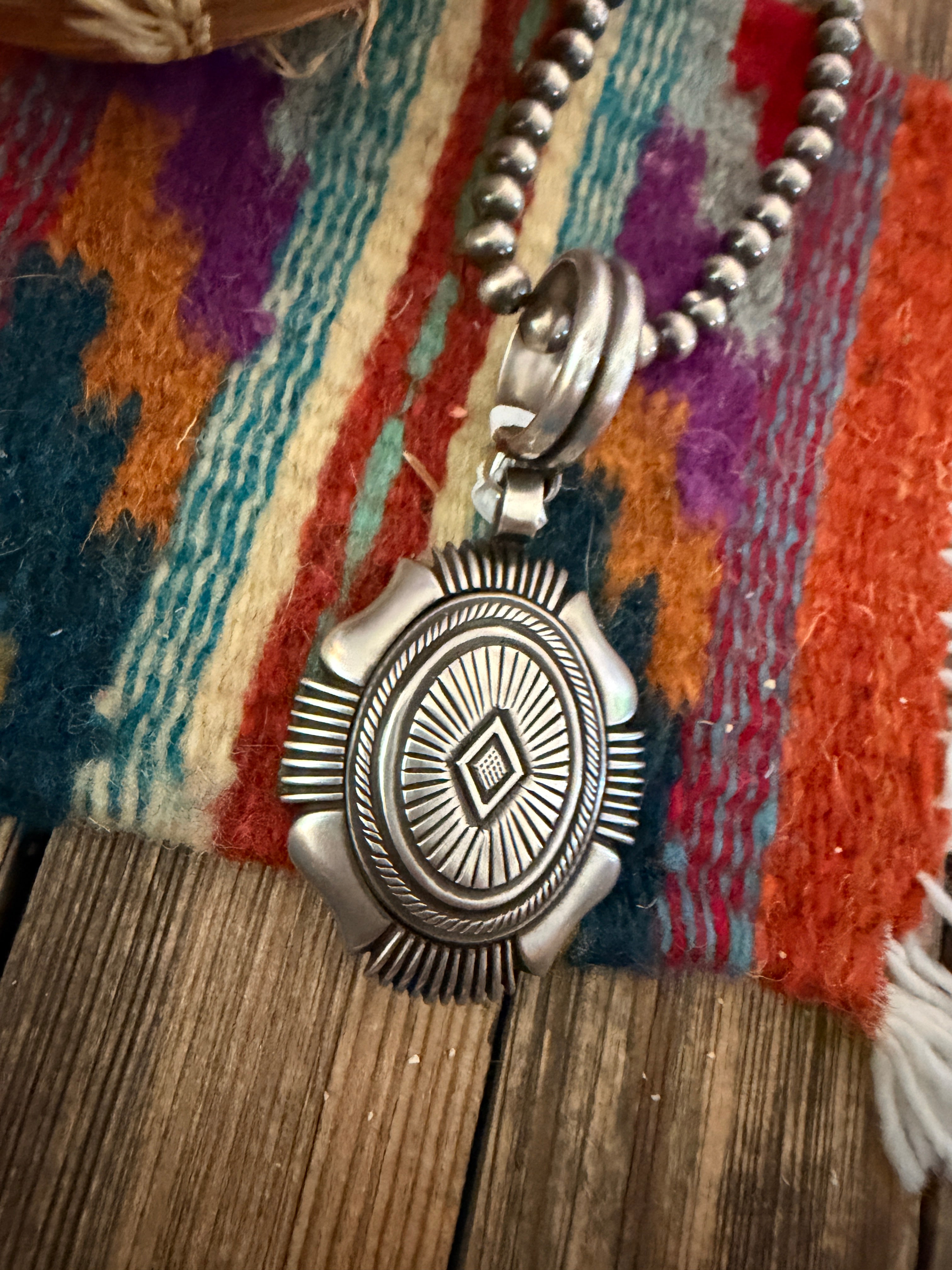 Handcrafted Sterling Silver Pendant by Calvin Martinez