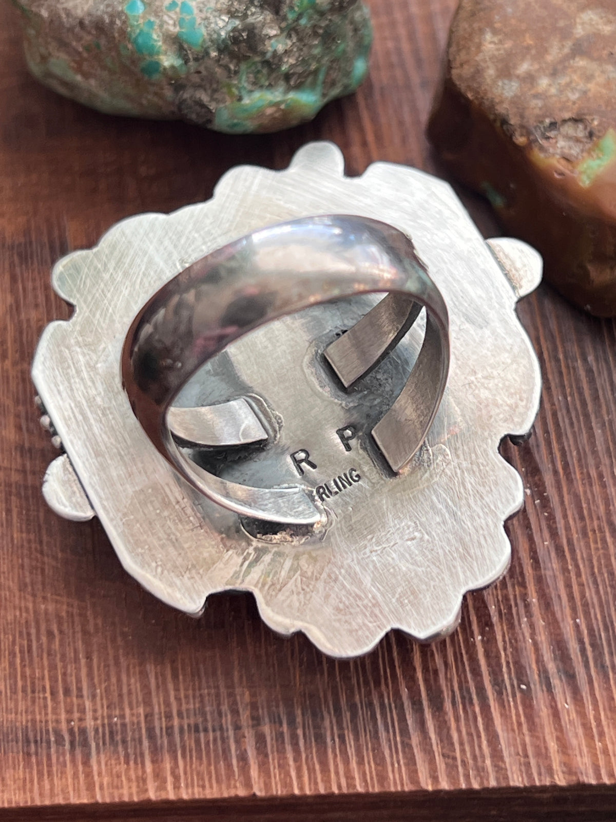 Rosella Paxson Sterling Silver & Wild Horse Heart Ring, Size 7.5-8