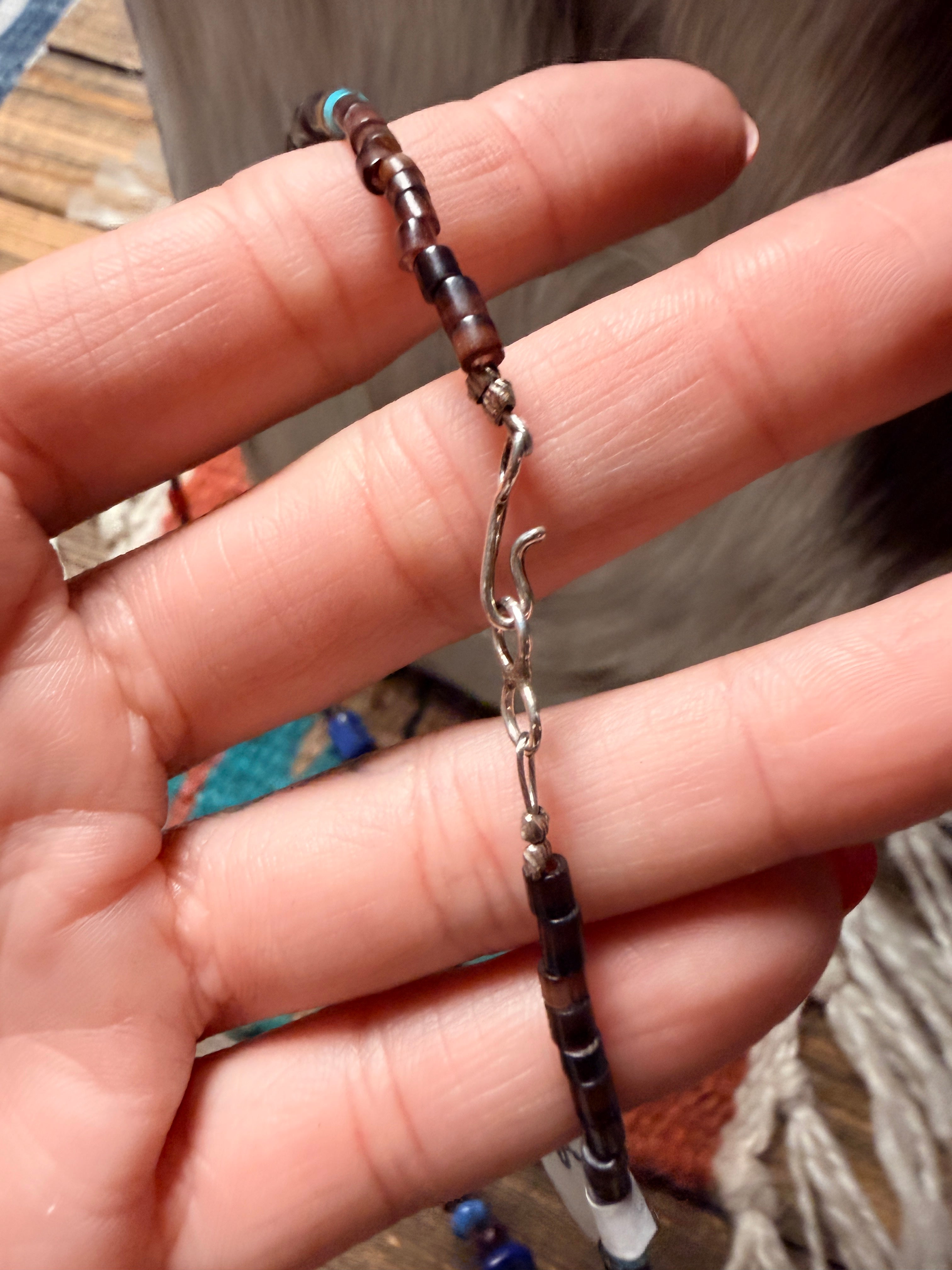 Handcrafted Multi Stone 18” Beaded Necklace
