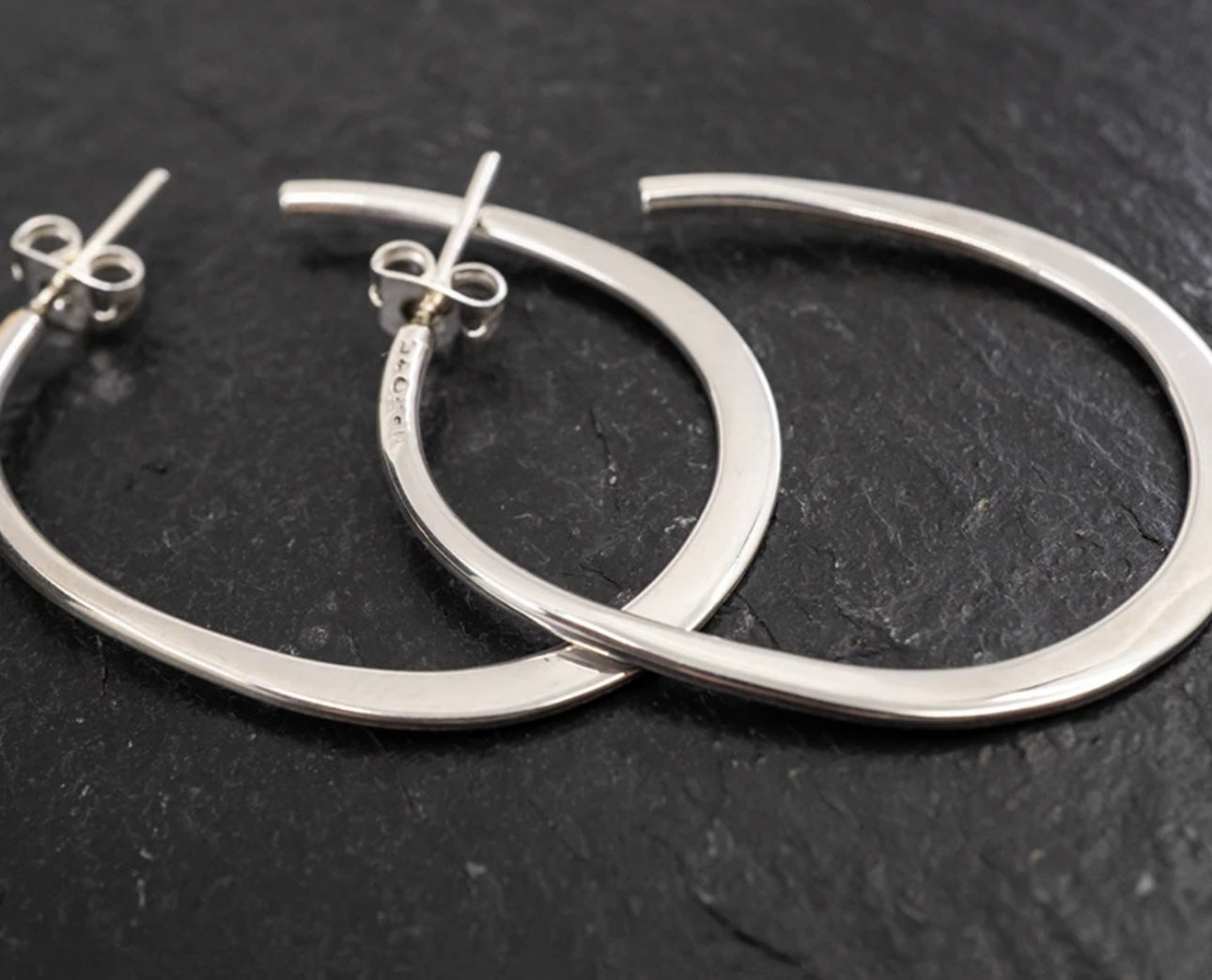 Flared Oval Hoops