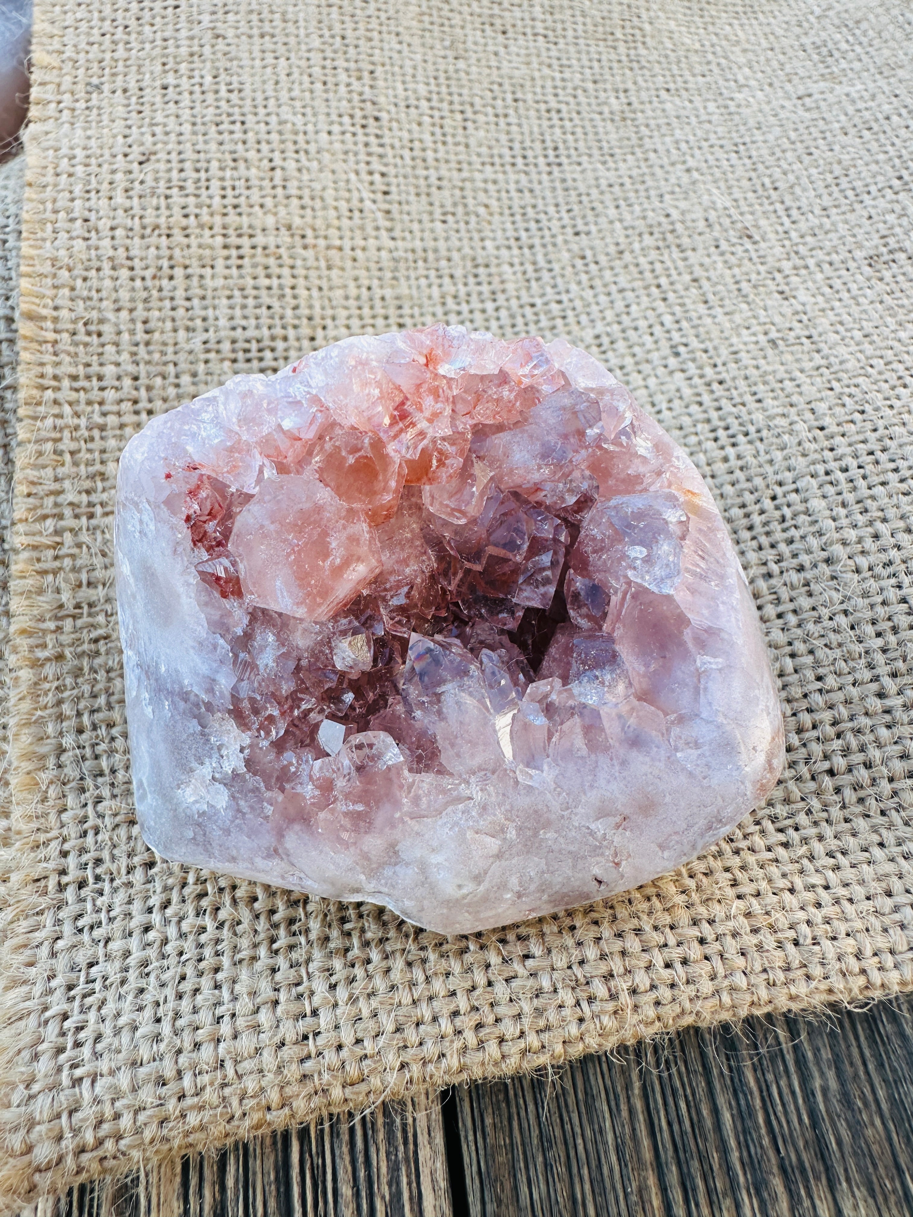 ✨ Nizhoni Crystals ✨ Pink Amethyst Geode Cluster