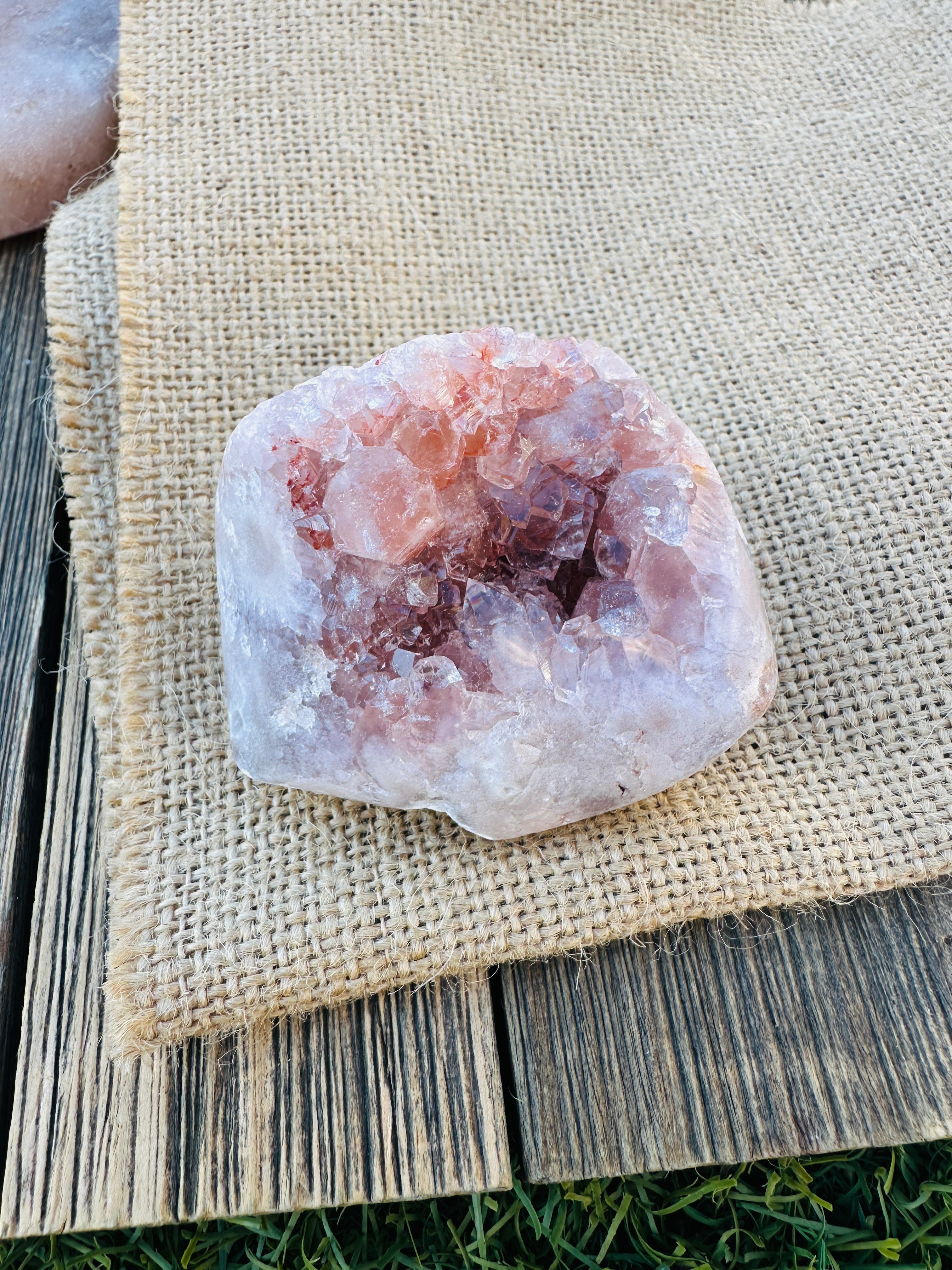 ✨ Nizhoni Crystals ✨ Pink Amethyst Geode Cluster