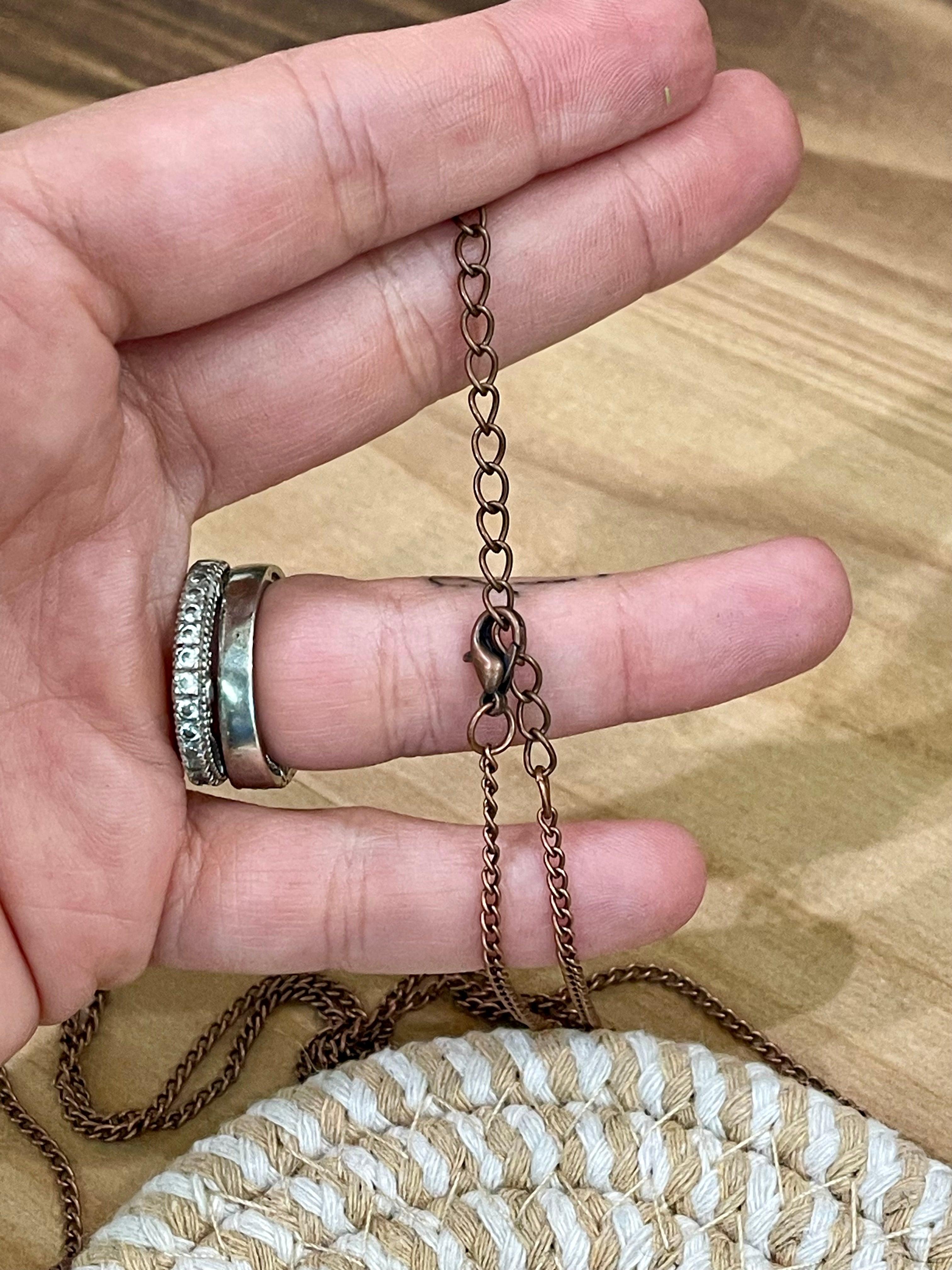 Vintage Handmade Copper Necklace