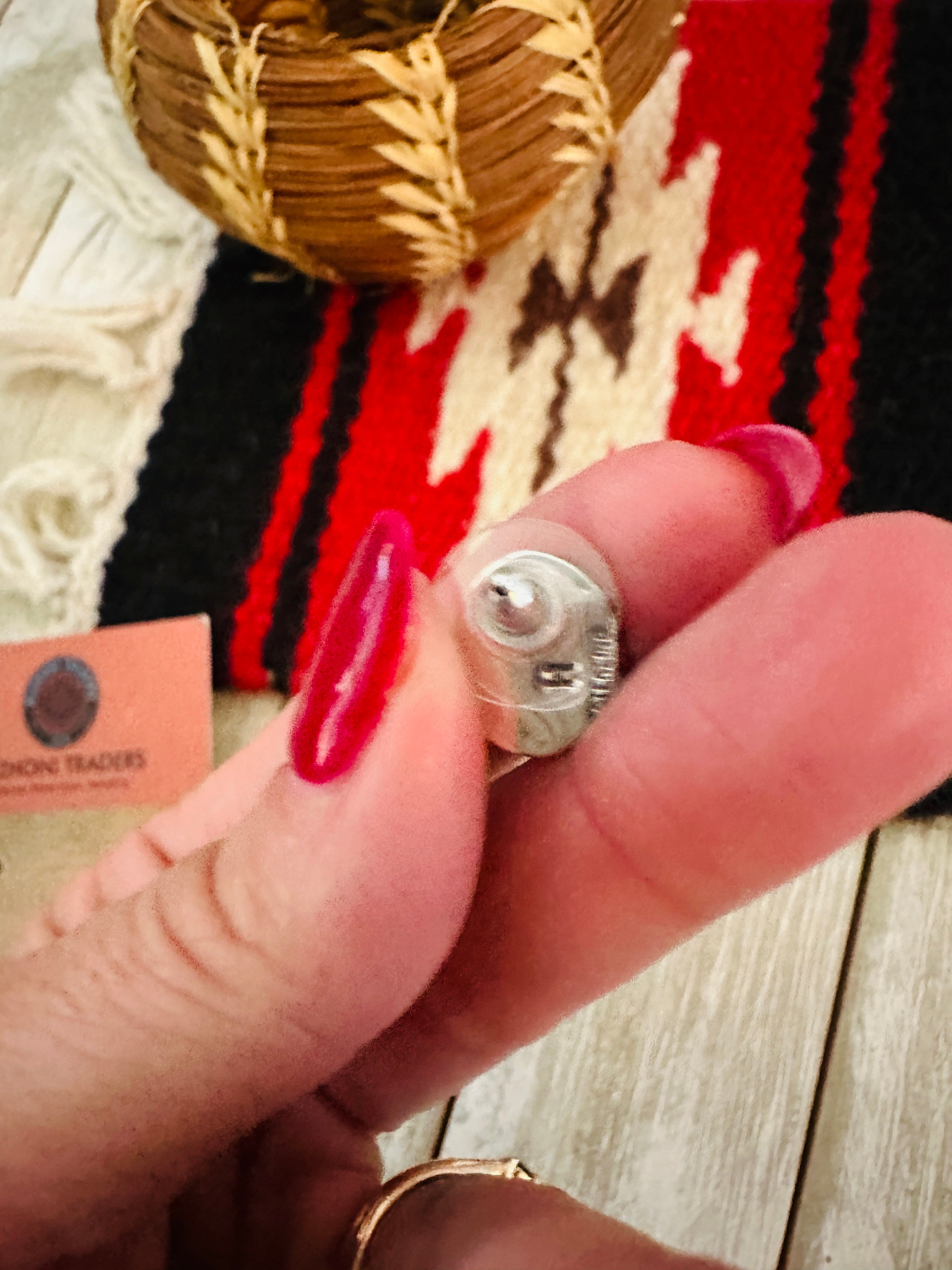 Handcrafted Black Onyx & Sterling Silver Stud Earrings