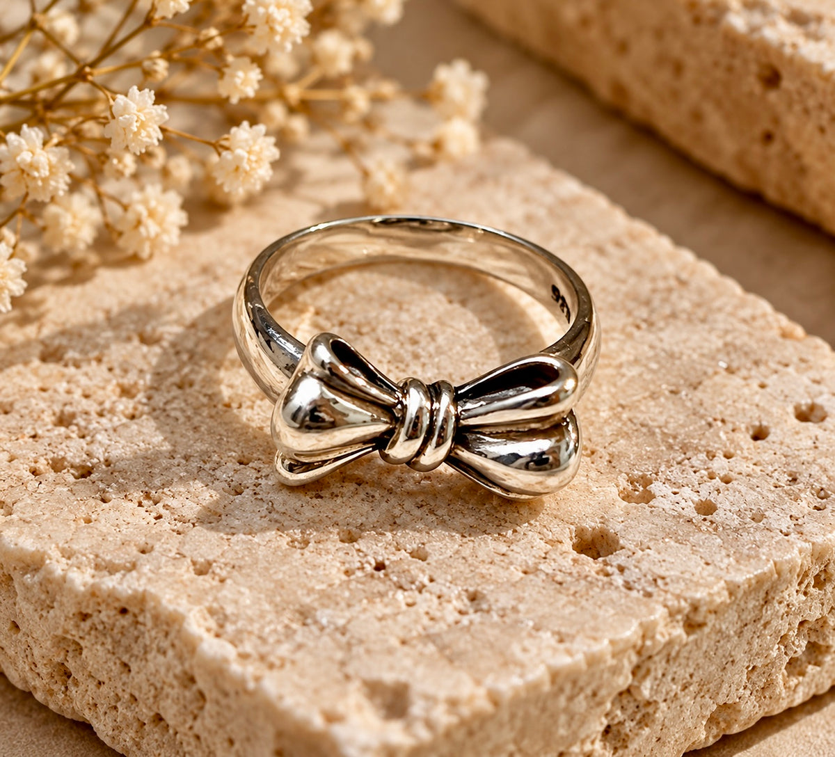 Bow Sterling Silver Ring