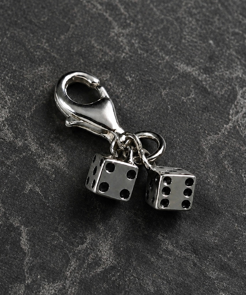 Sterling Silver Pair-Of-Dice Charm