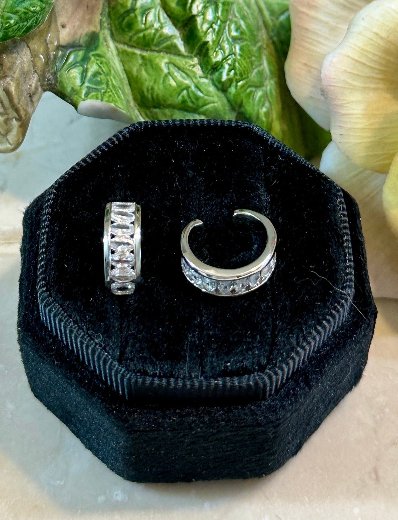Mira Sterling Silver CZ Ear Cuff Set