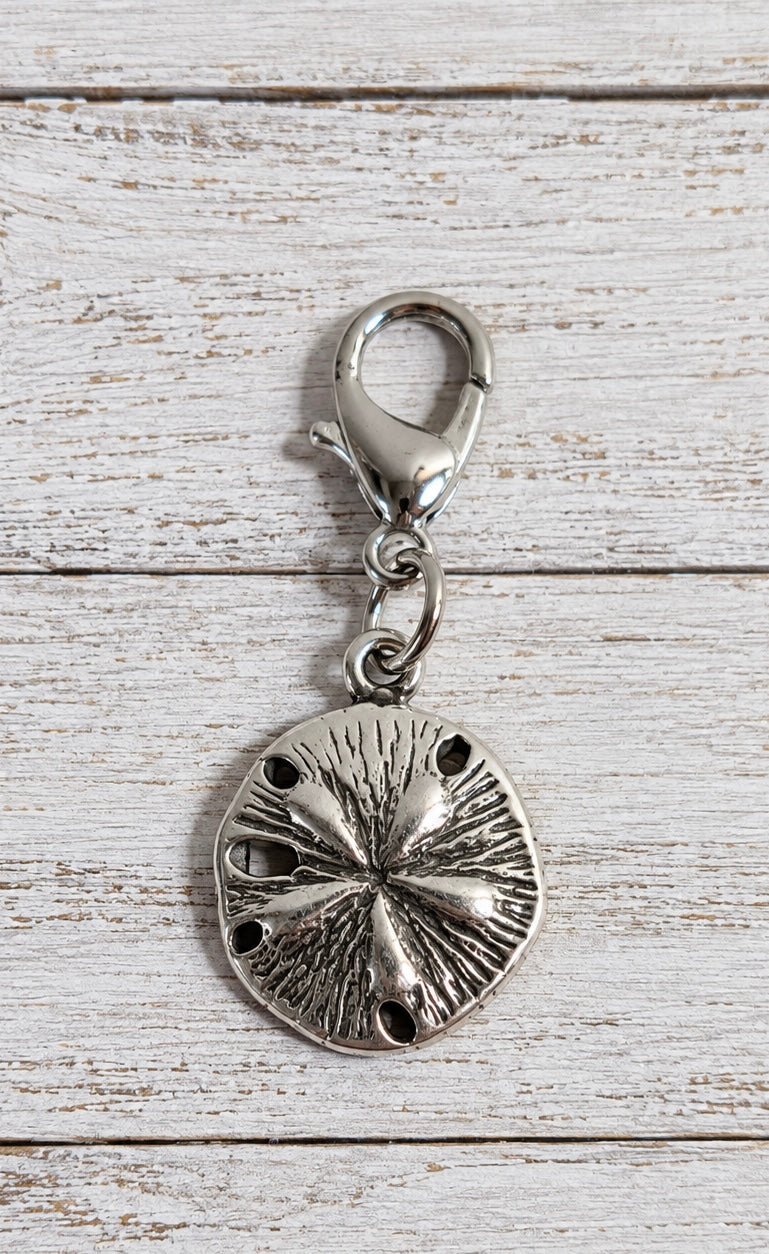 Handcrafted Sand Dollar Ocean Charm Sterling Silver