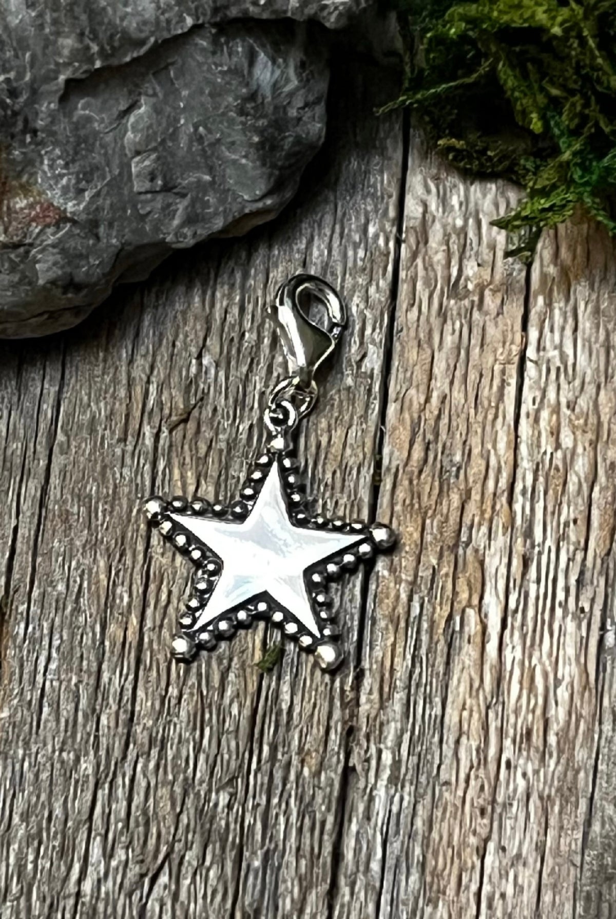 Handmade Sterling Silver Star Charm