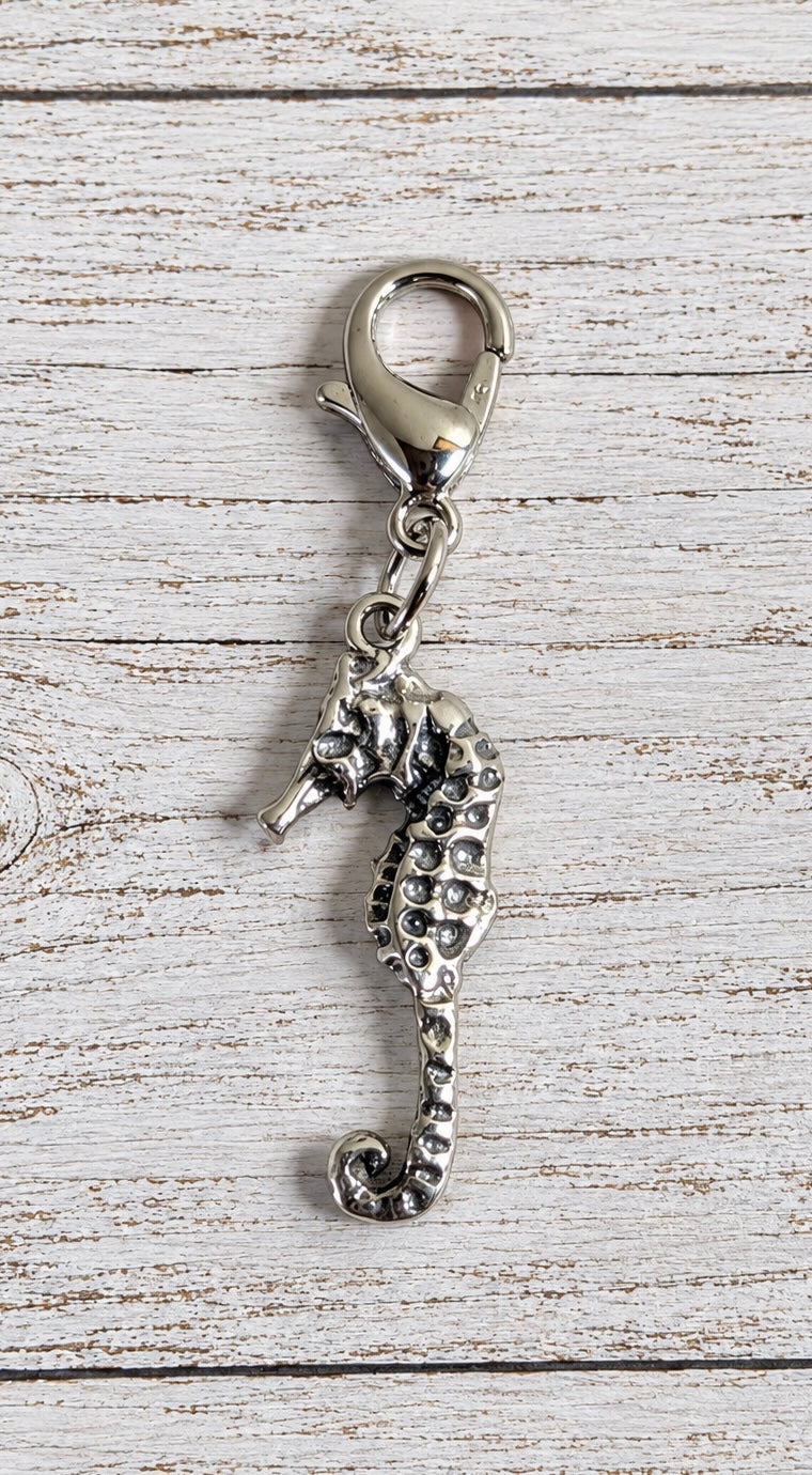 Handcrafted Sea Horse Ocean Charm Sterling Silver