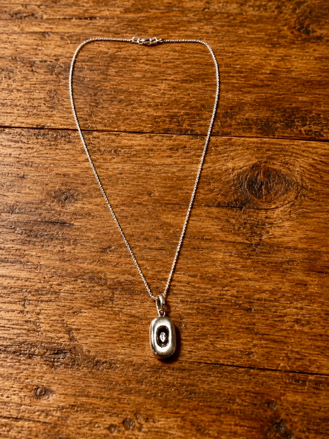 Cowboy Hat Sterling Silver Necklace