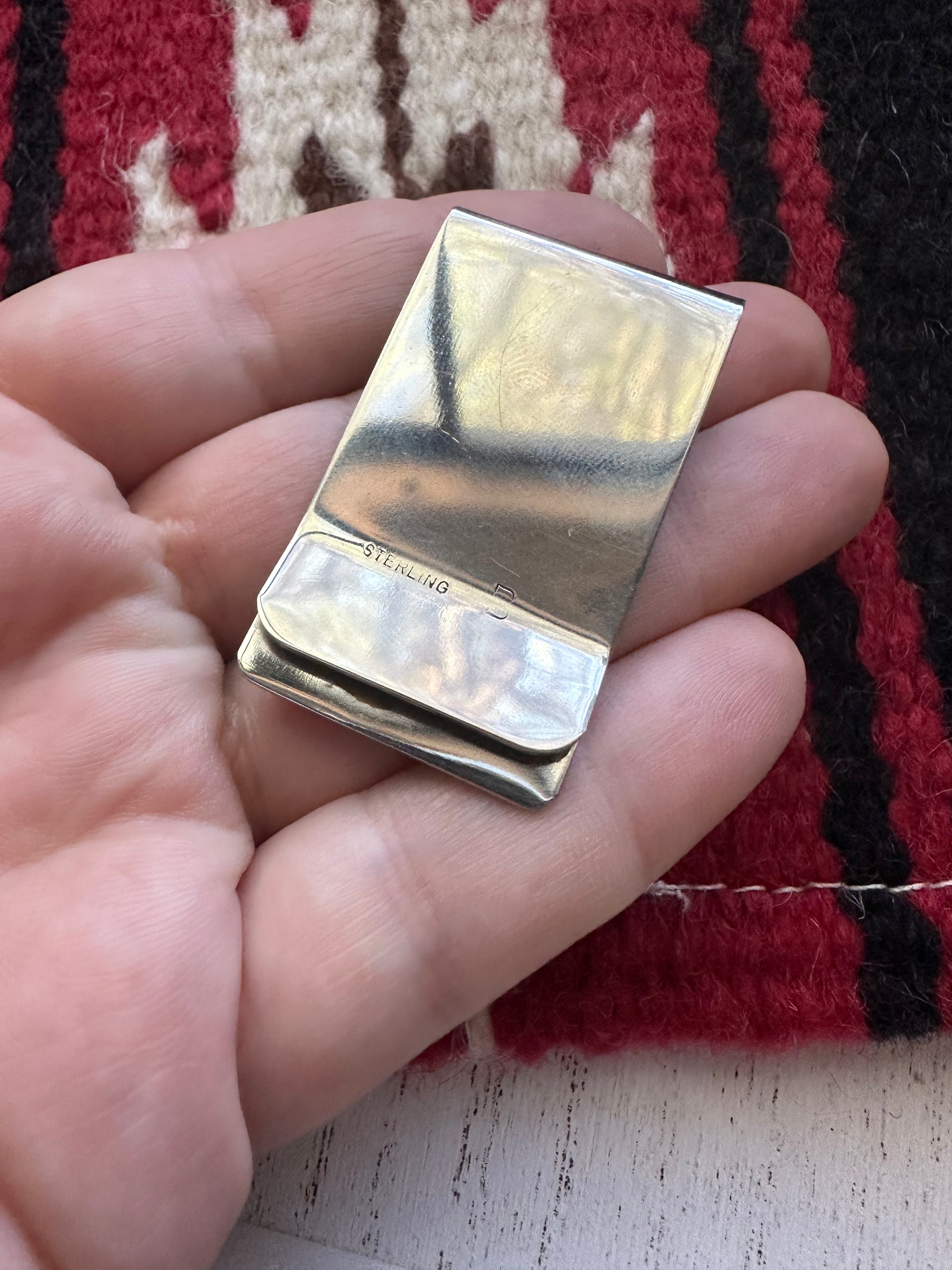 Handcrafted Kokopelli Sterling Silver Money Clip