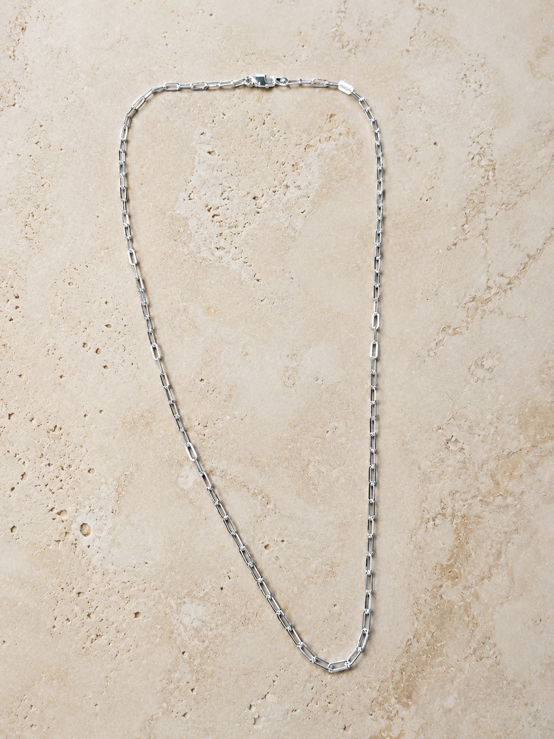 3mm Paperclip Chain 20” Necklace
