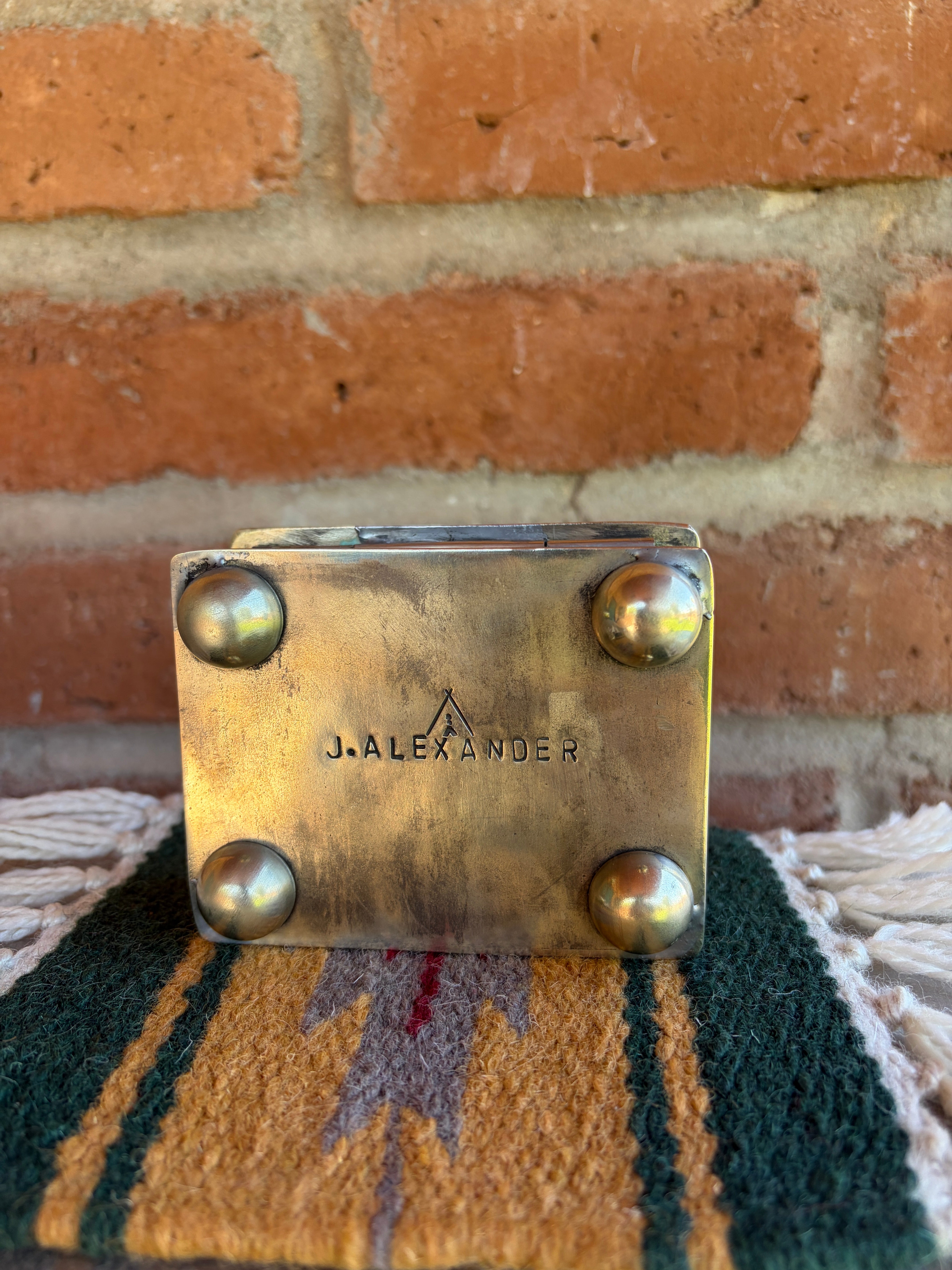 Handmade German Silver Trinket Box