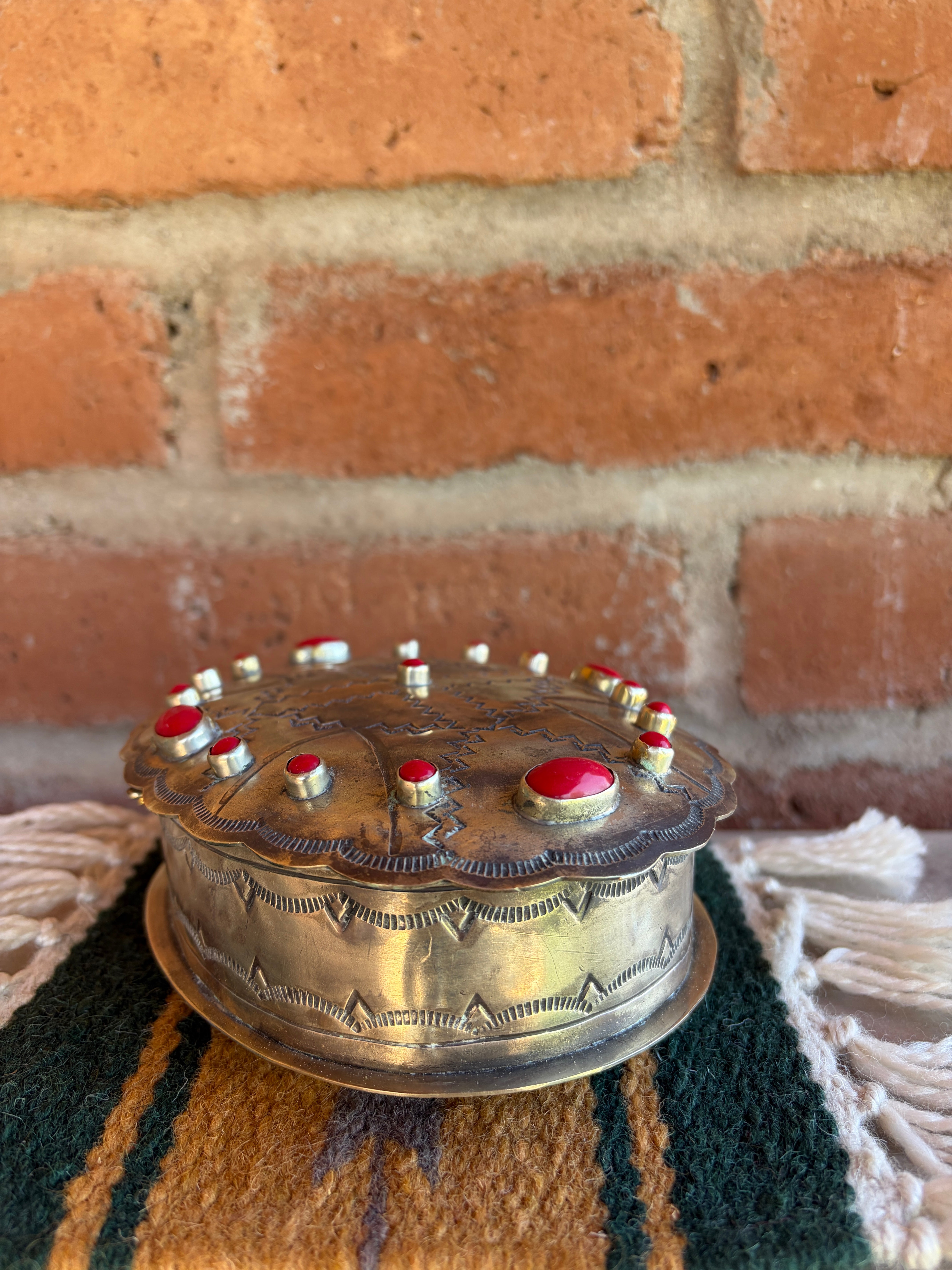 Handmade German Silver Trinket Box