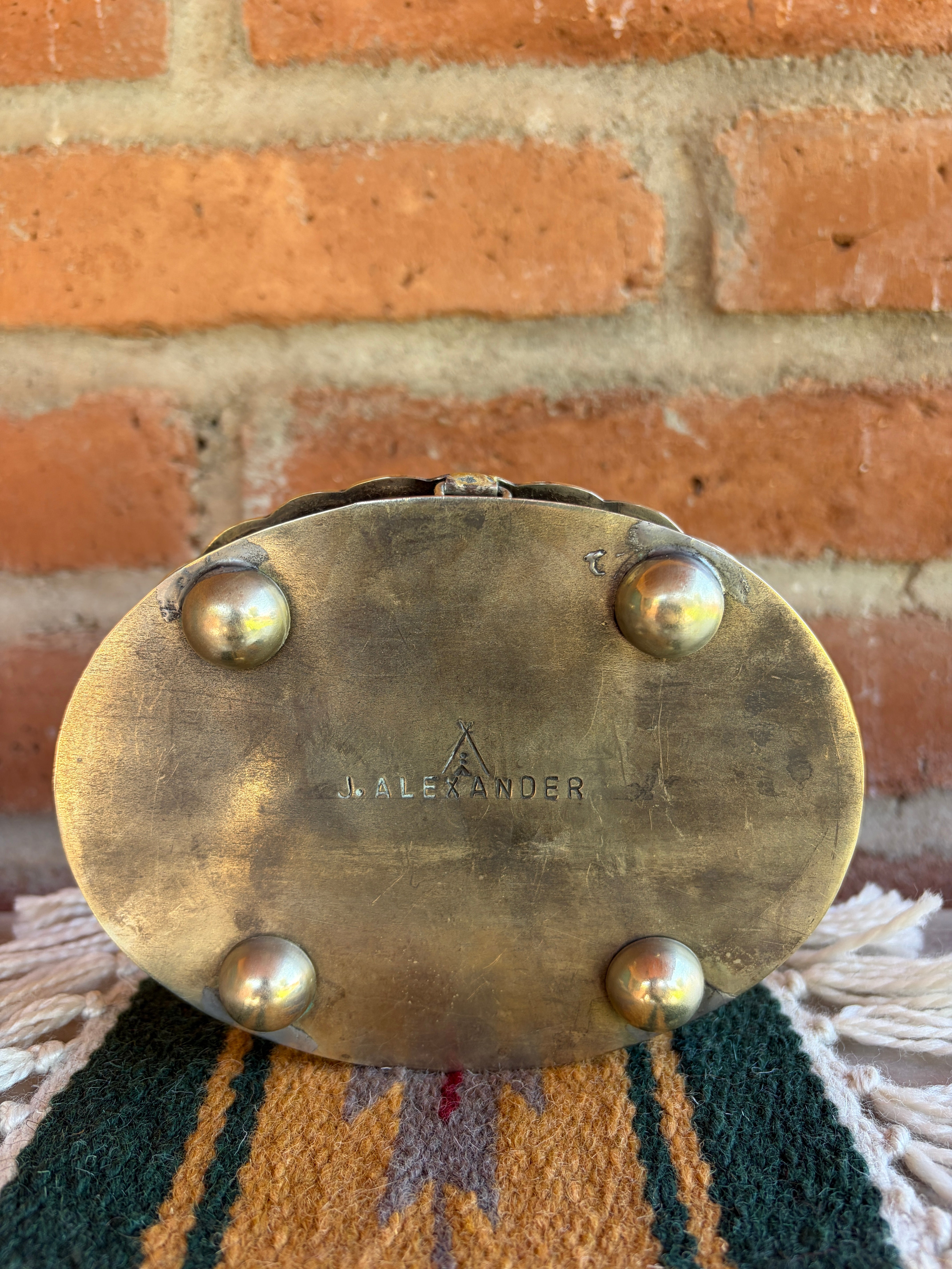 Handmade German Silver Trinket Box
