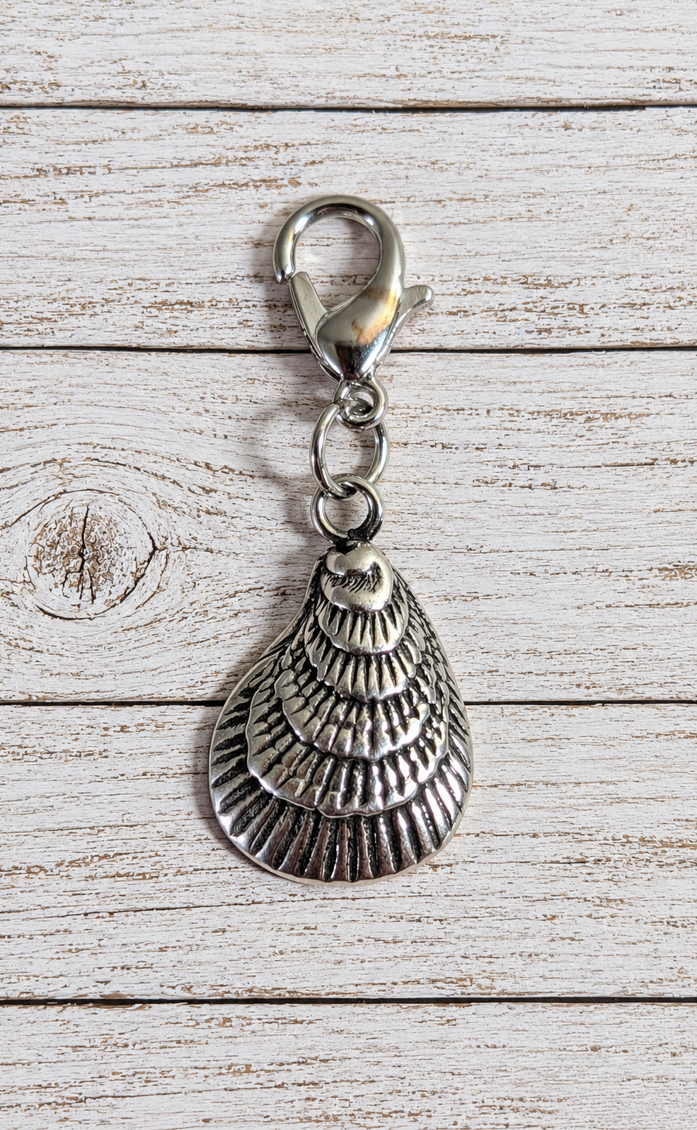 Handcrafted Sea Shell Ocean Charm Sterling Silver