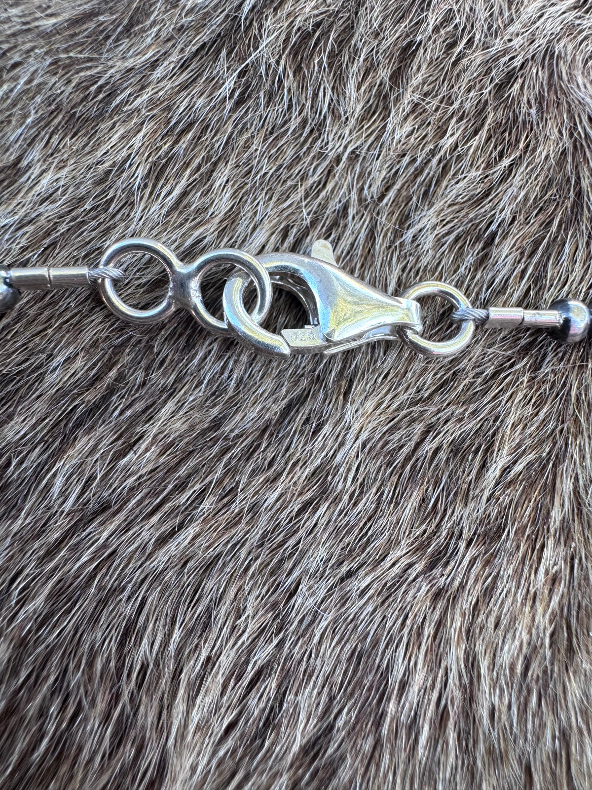 Handcrafted Sterling Silver Pearl 3-6mm Beaded Necklace