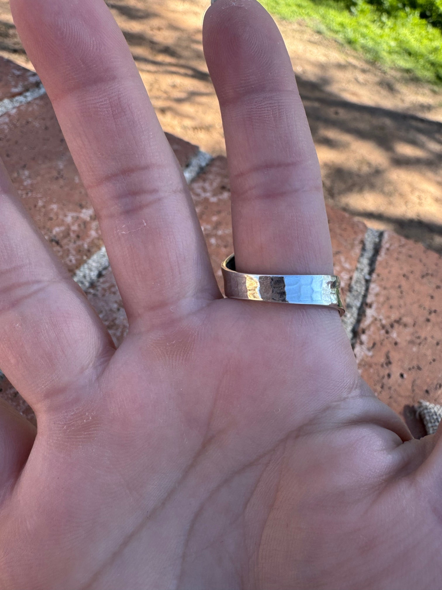 Paige Wallace Turquoise & Sterling Silver Adjustable Ring