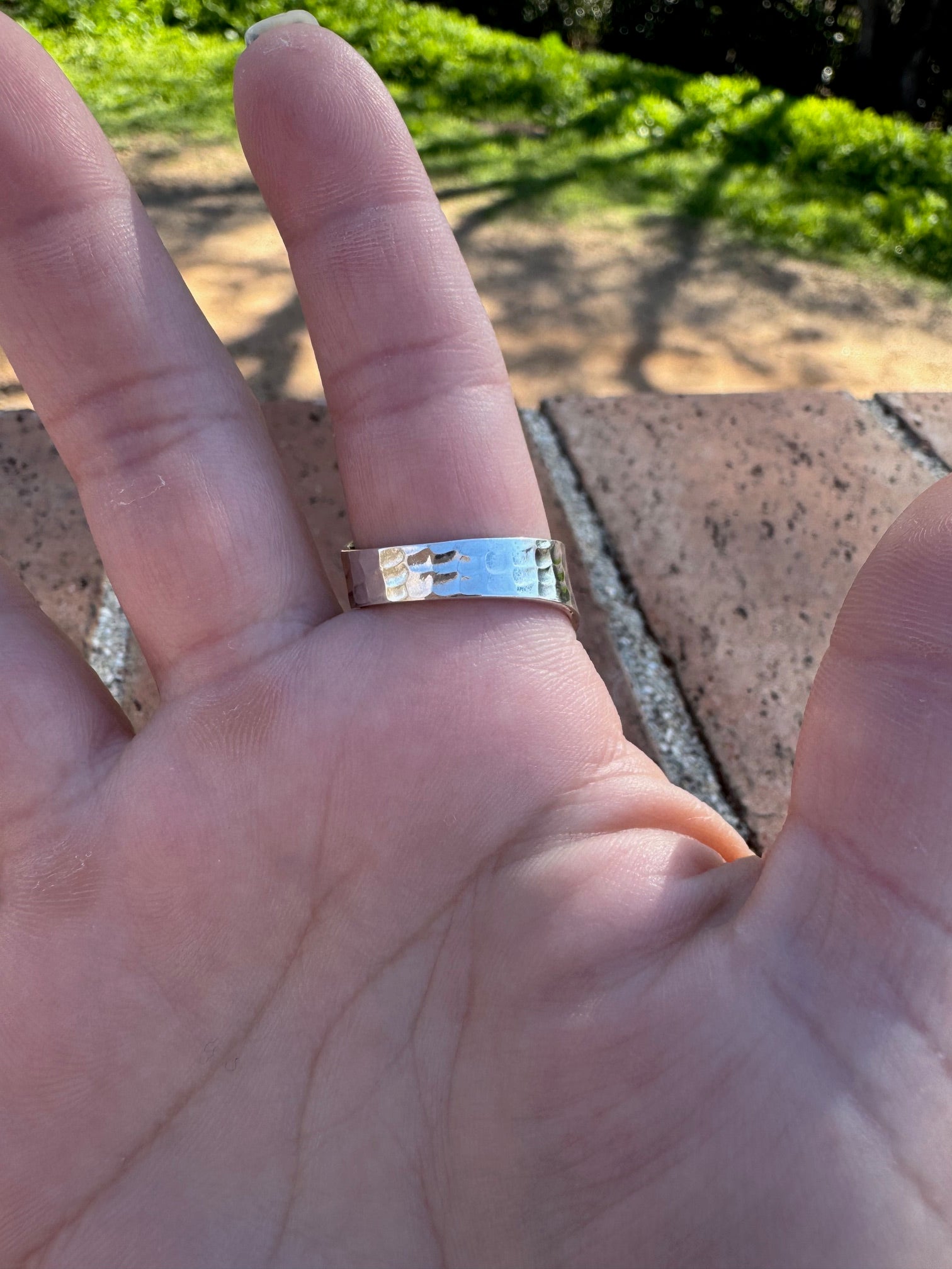 Paige Wallace Turquoise & Sterling Silver Adjustable Ring