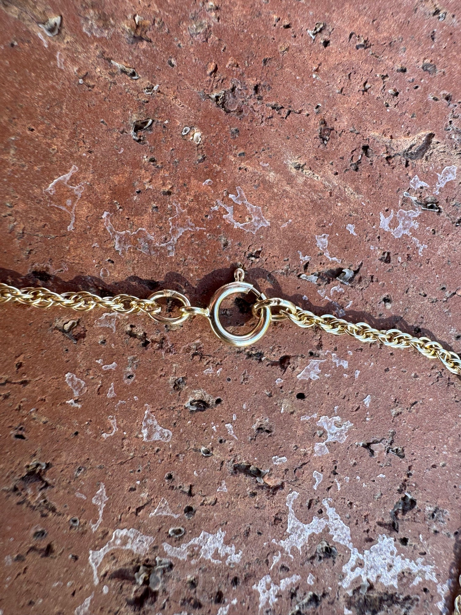 Handmade Gold Filled Over Sterling Silver & Turquoise Inlay Pendant Necklace