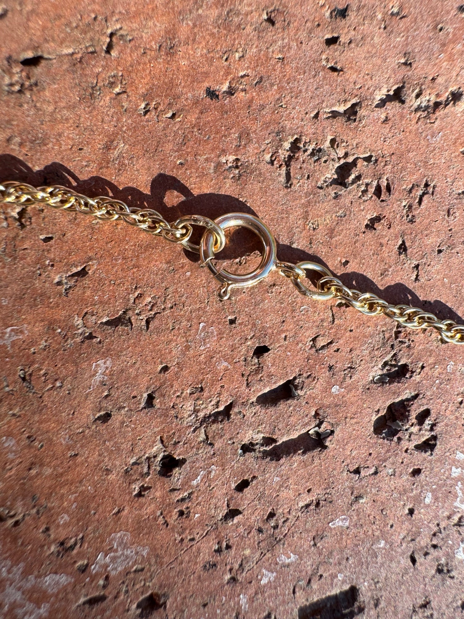 Handmade Gold Filled Over Sterling Silver & Multi Stone Inlay Pendant Necklace
