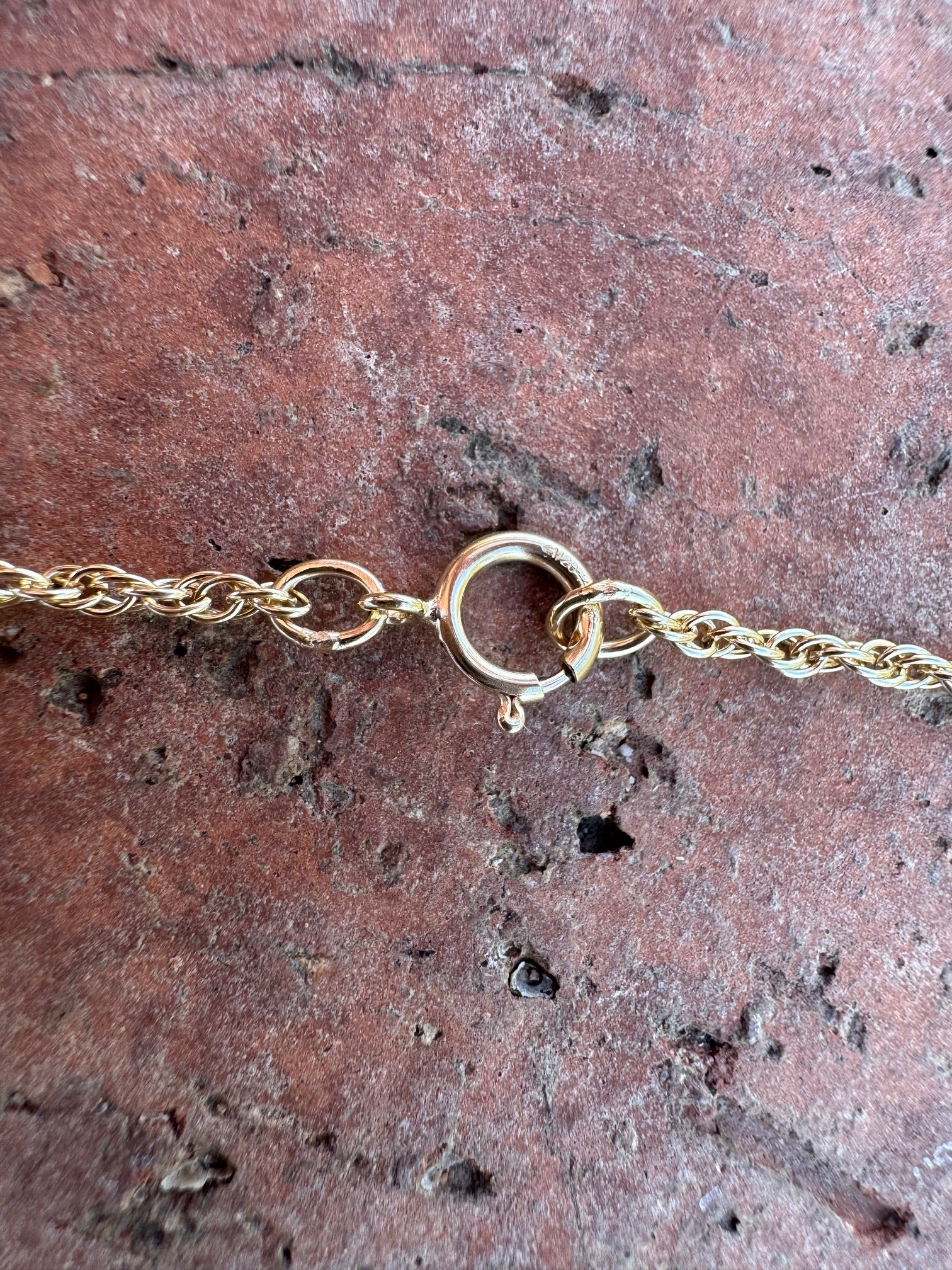 Handmade Gold Filled Over Sterling Silver & Sonoran Mountain Turquoise Inlay Pendant Necklace