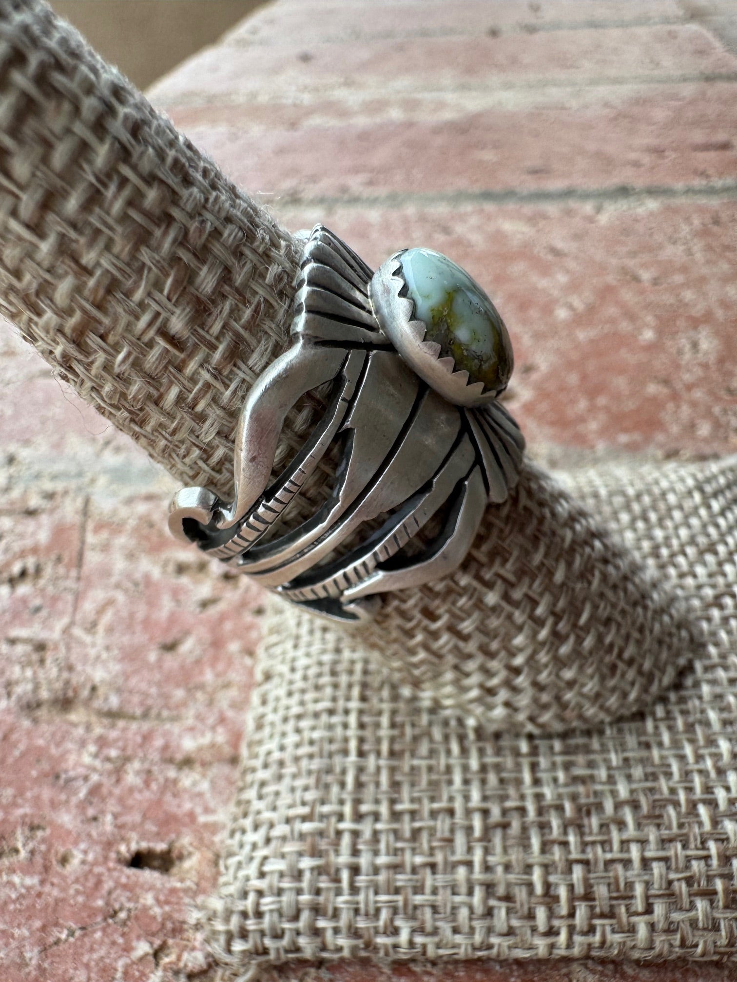 Handcrafted Sonoran Mountain Turquoise & Sterling Silver Ring
