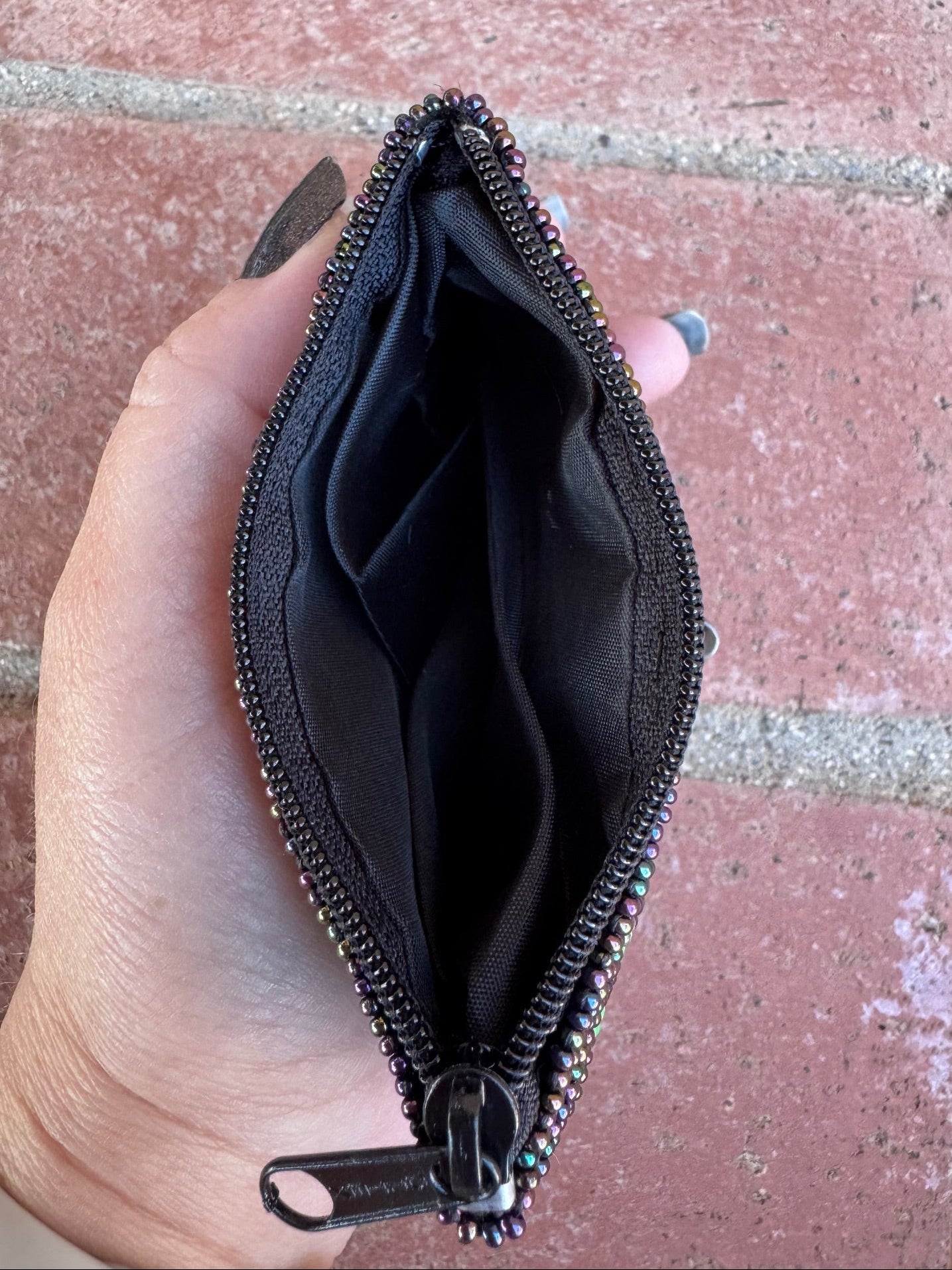 Handmade Beaded Saguaro Cactus Coin Purse