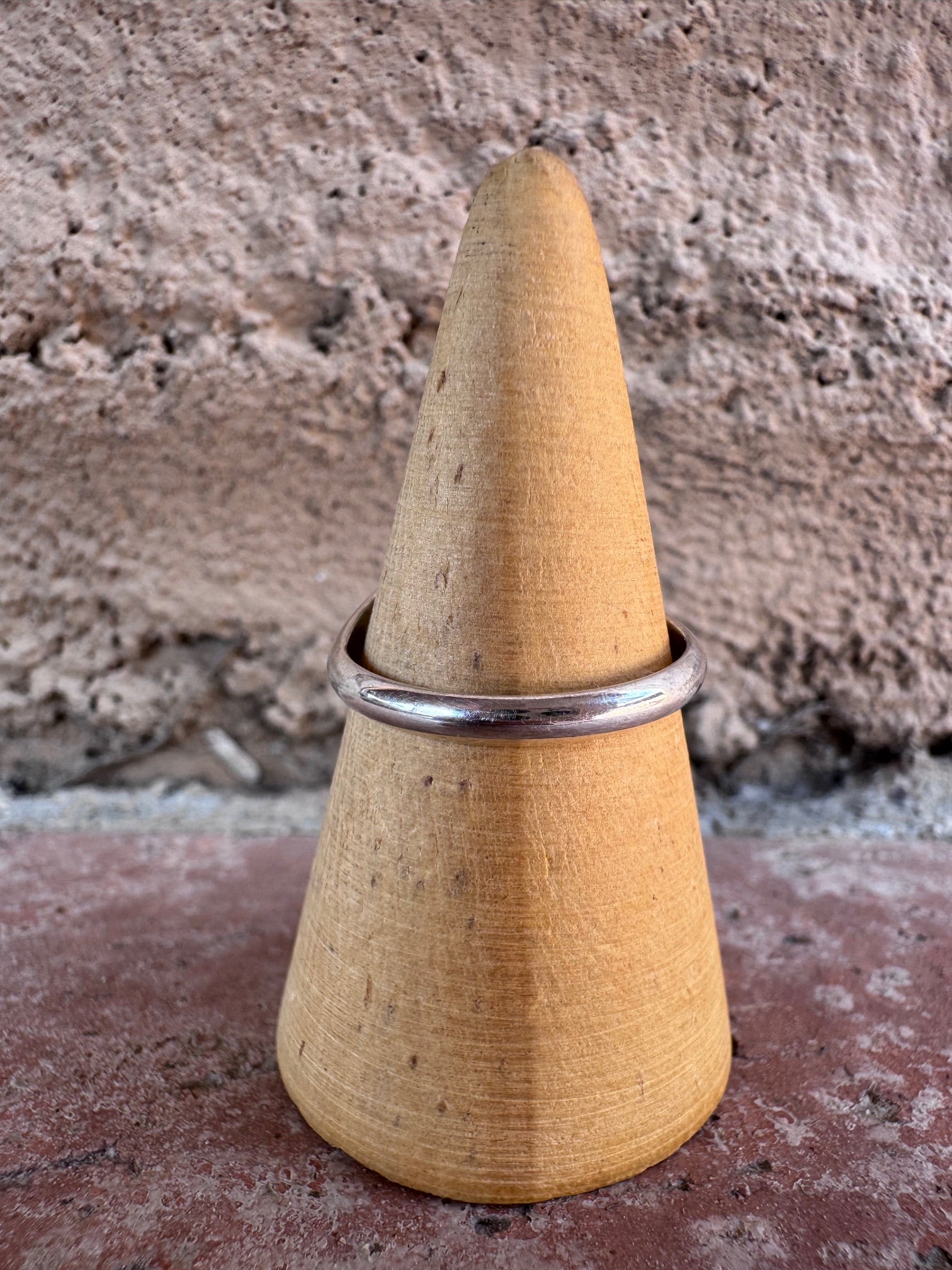 Handcrafted Palomino Turquoise Sterling Silver TearDrop Ring size 7.75 by Wydell Billie