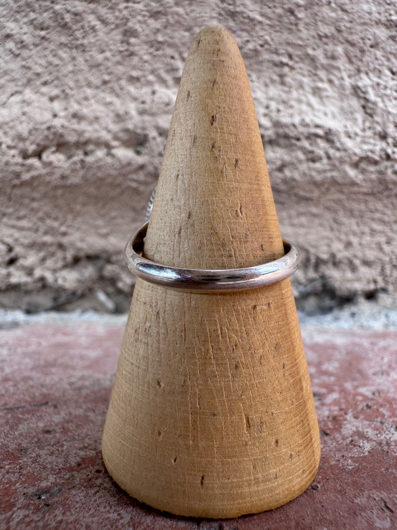 Handcrafted Palomino Turquoise Sterling Silver Oval Ring size 8 by Wydell Billie