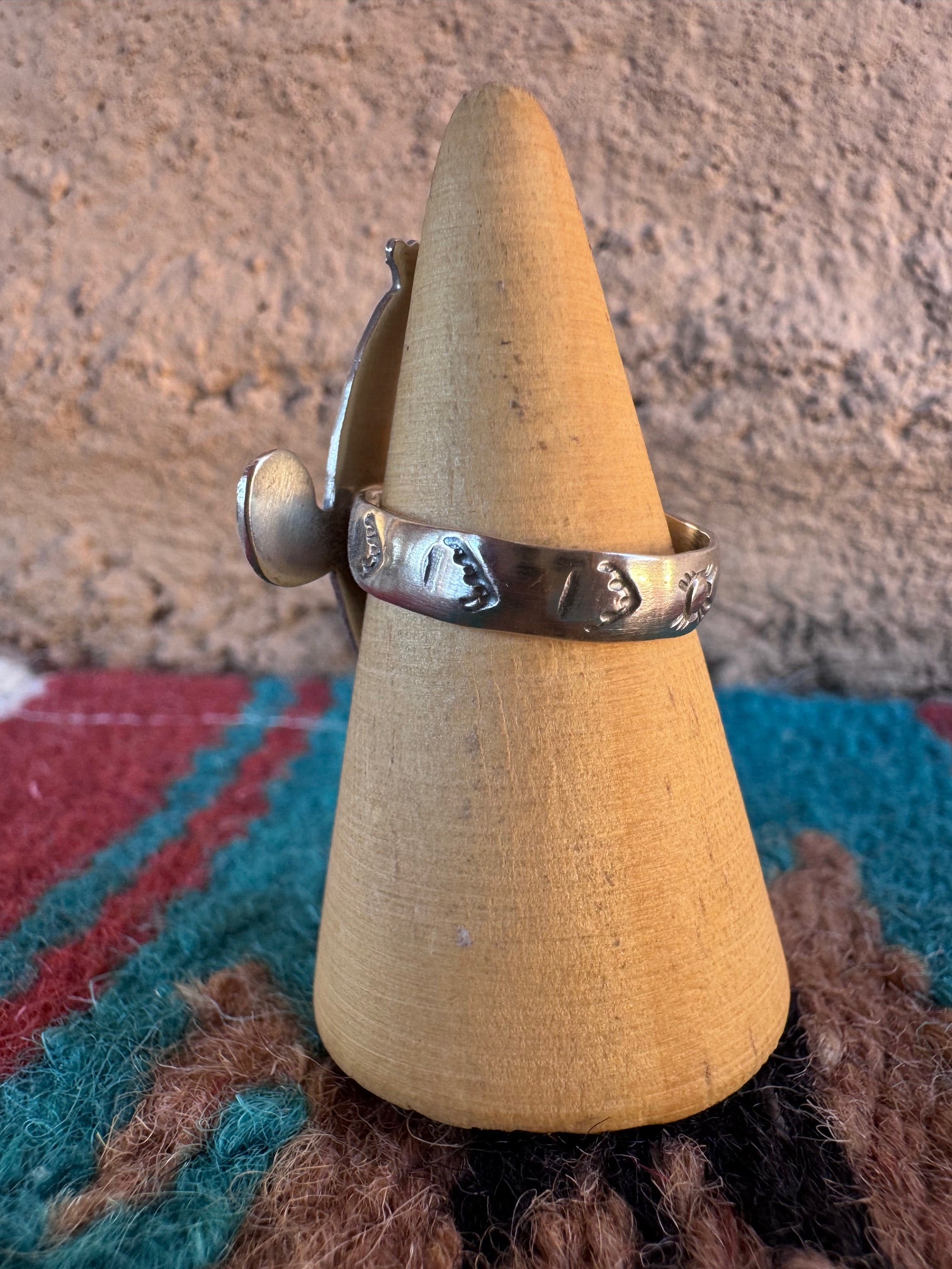 Handcrafted Turquoise & Sterling Silver Cactus Ring