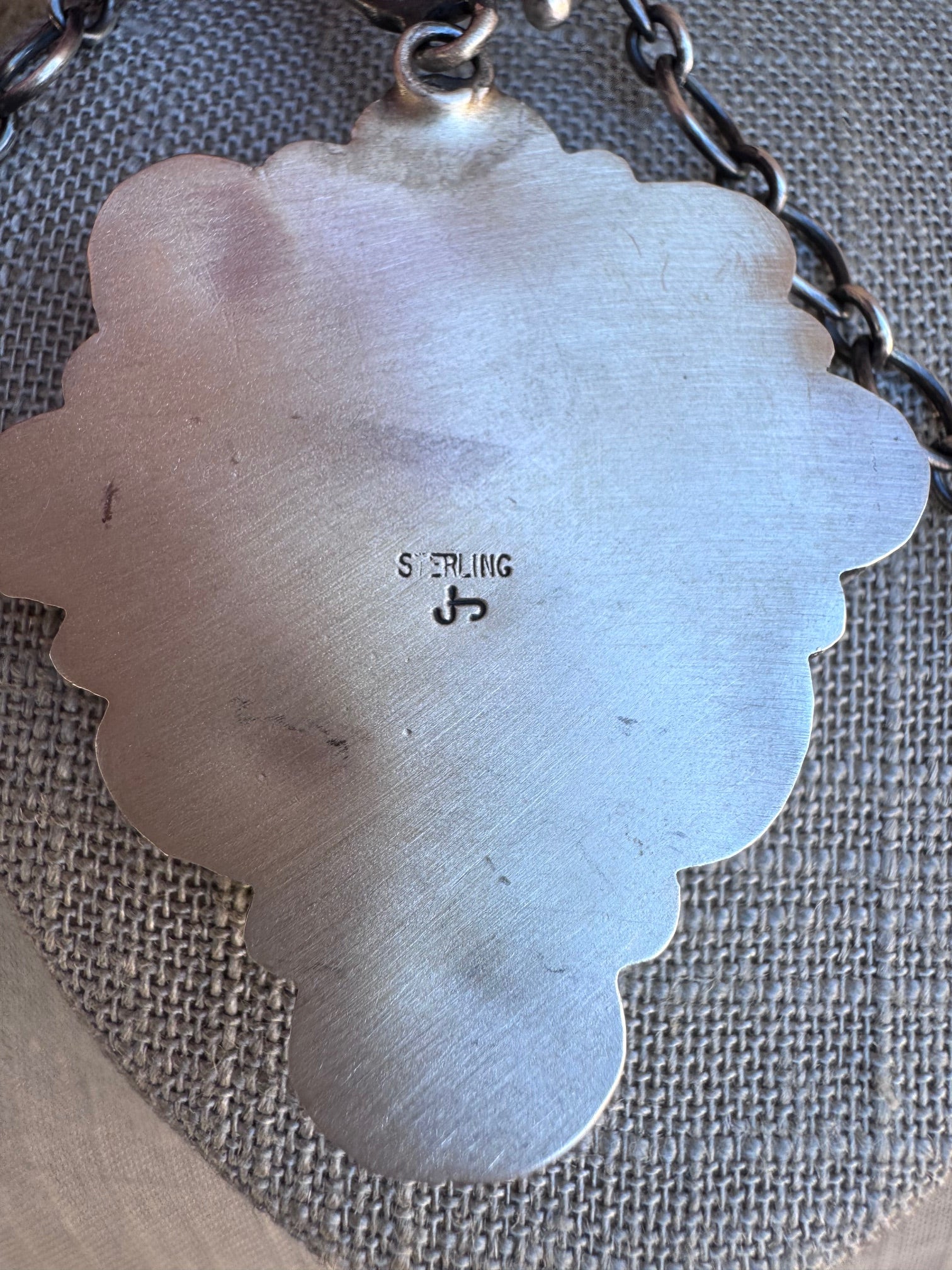 Handcrafted Sterling Silver & Sonoran Mountain Turquoise Cluster Necklace