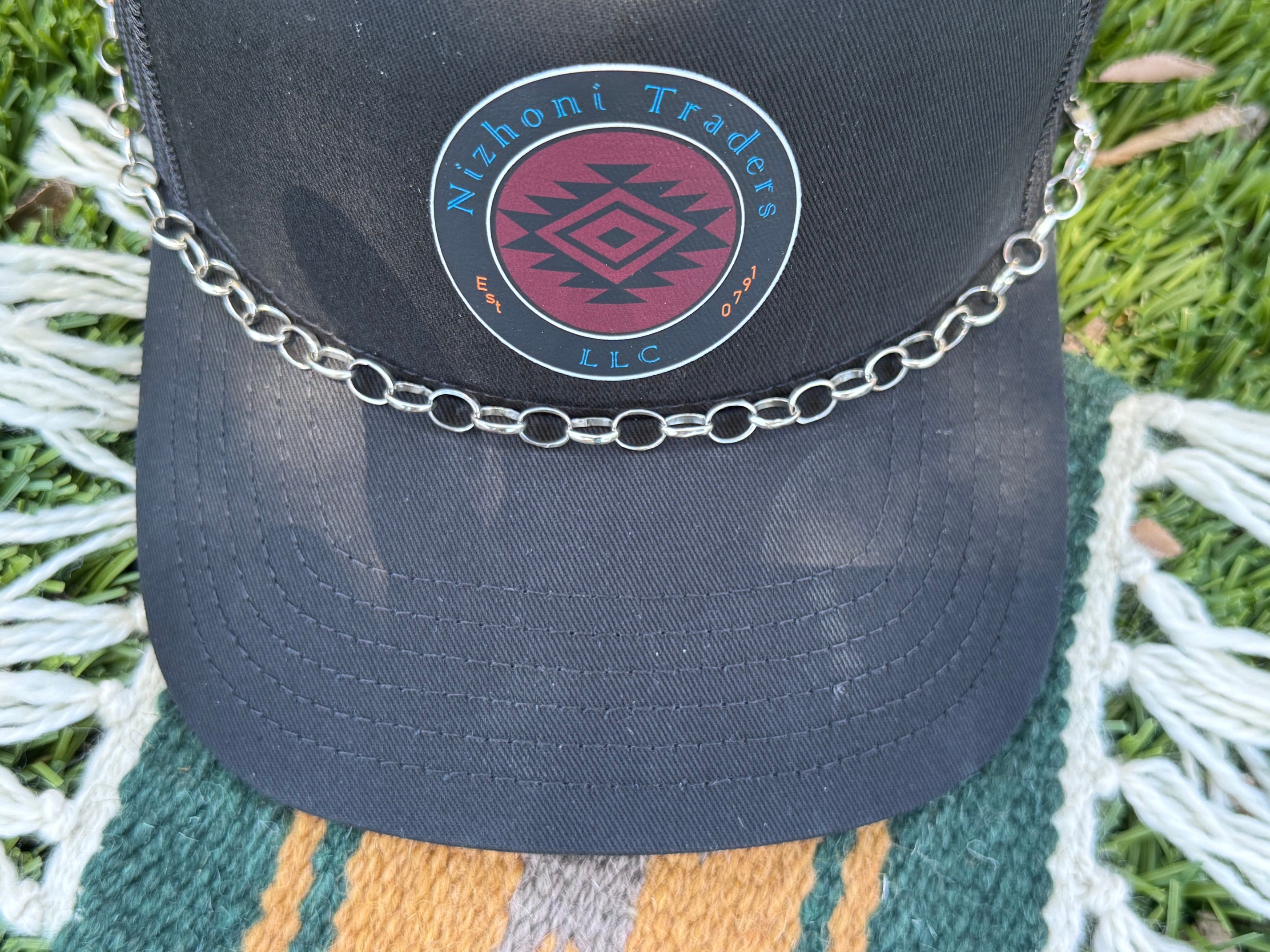 Handmade Sterling Silver Chain Hat Band