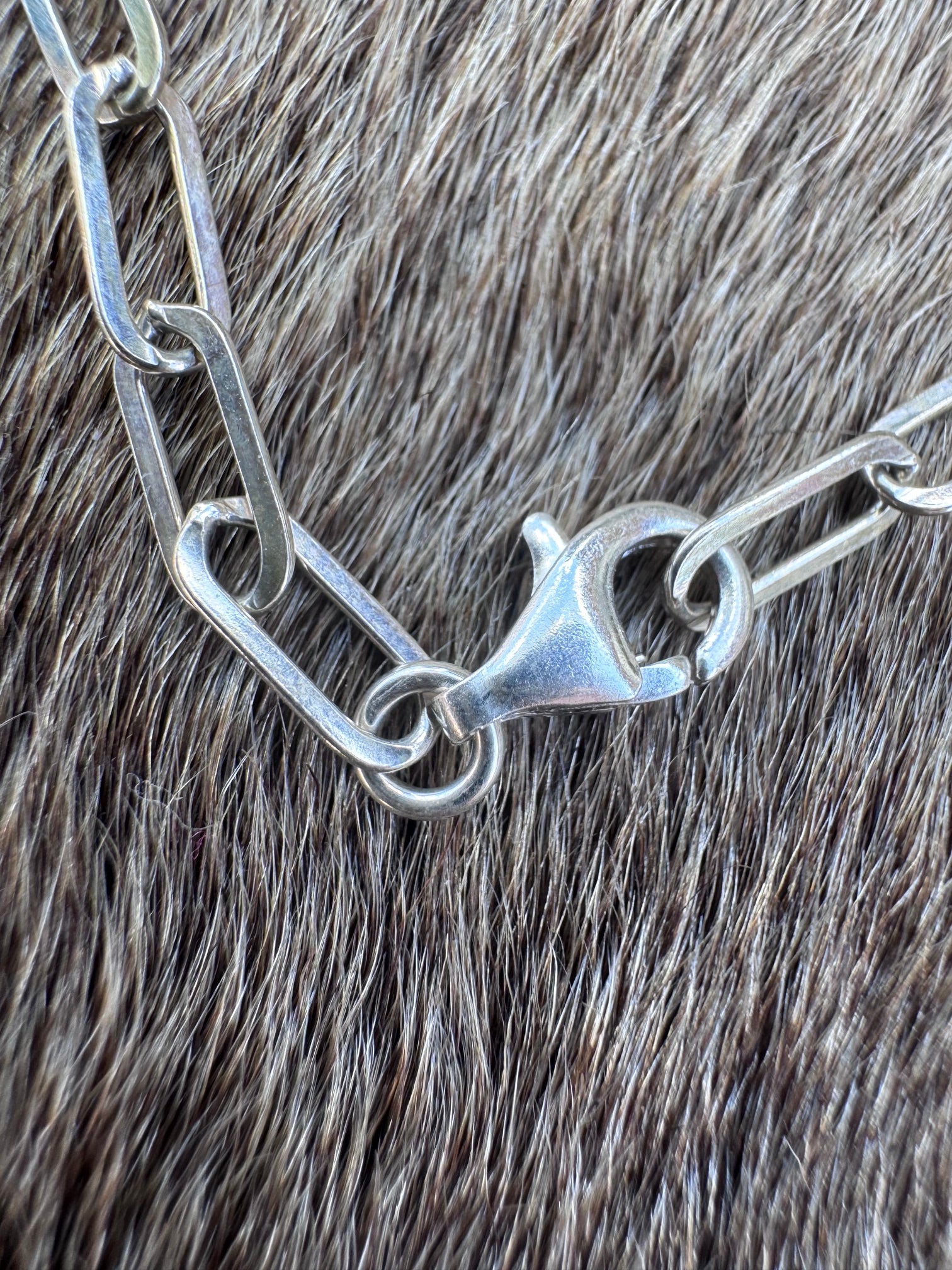 Handmade Sterling Silver Lone Mountain And Pink Beaded Necklace by Roaming Buffalo