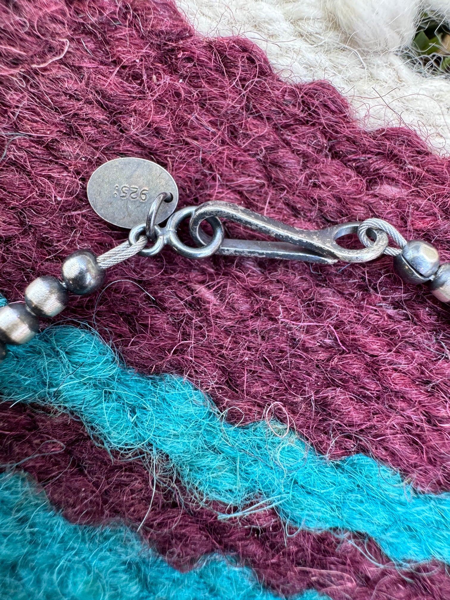 Handcrafted Graduated Sterling Silver Pearl 3-8mm Beaded Necklace
