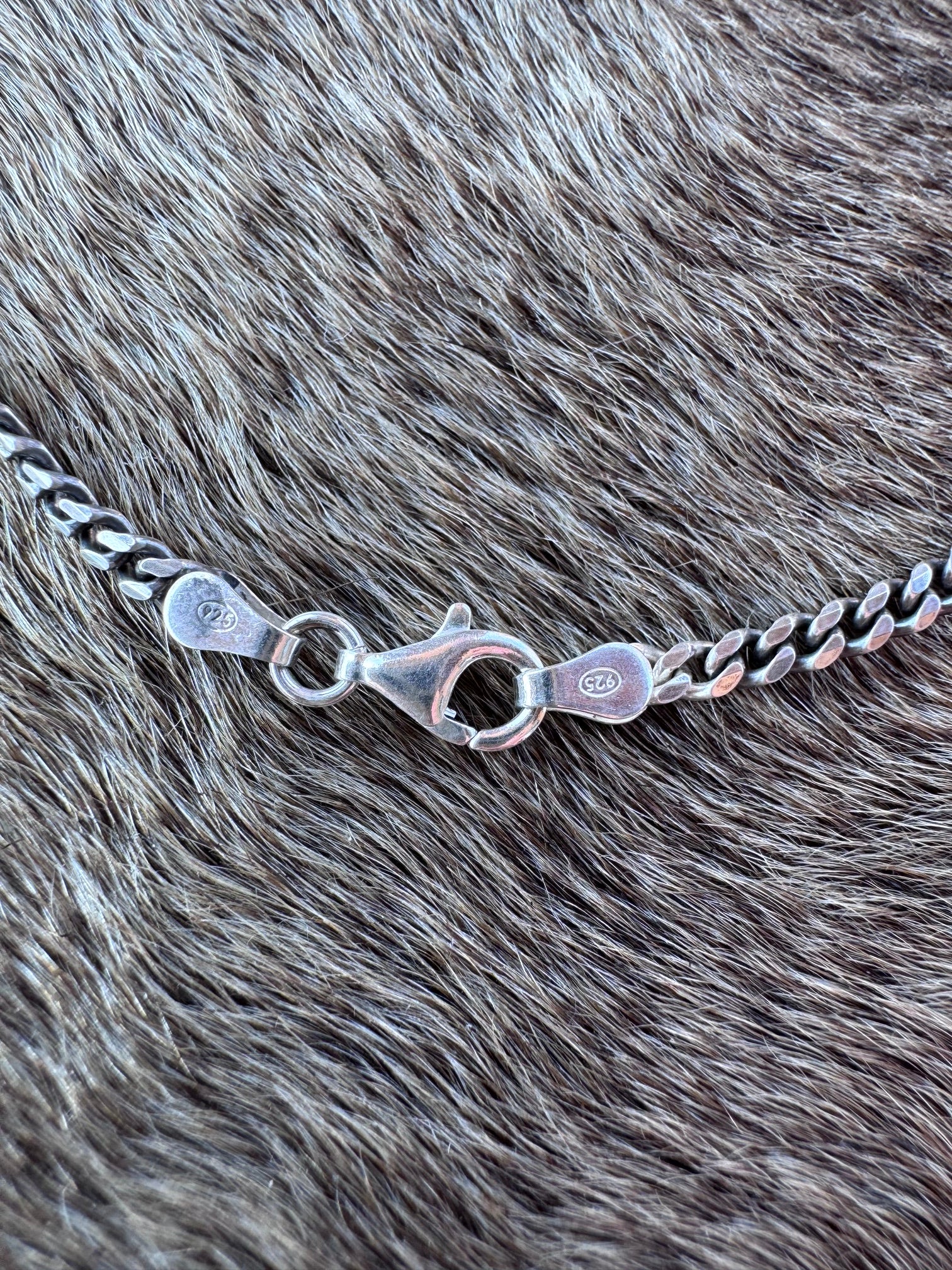 Handmade Sterling Silver Sonoran Gold Billiard Ball 18" Necklace by Roaming Buffalo