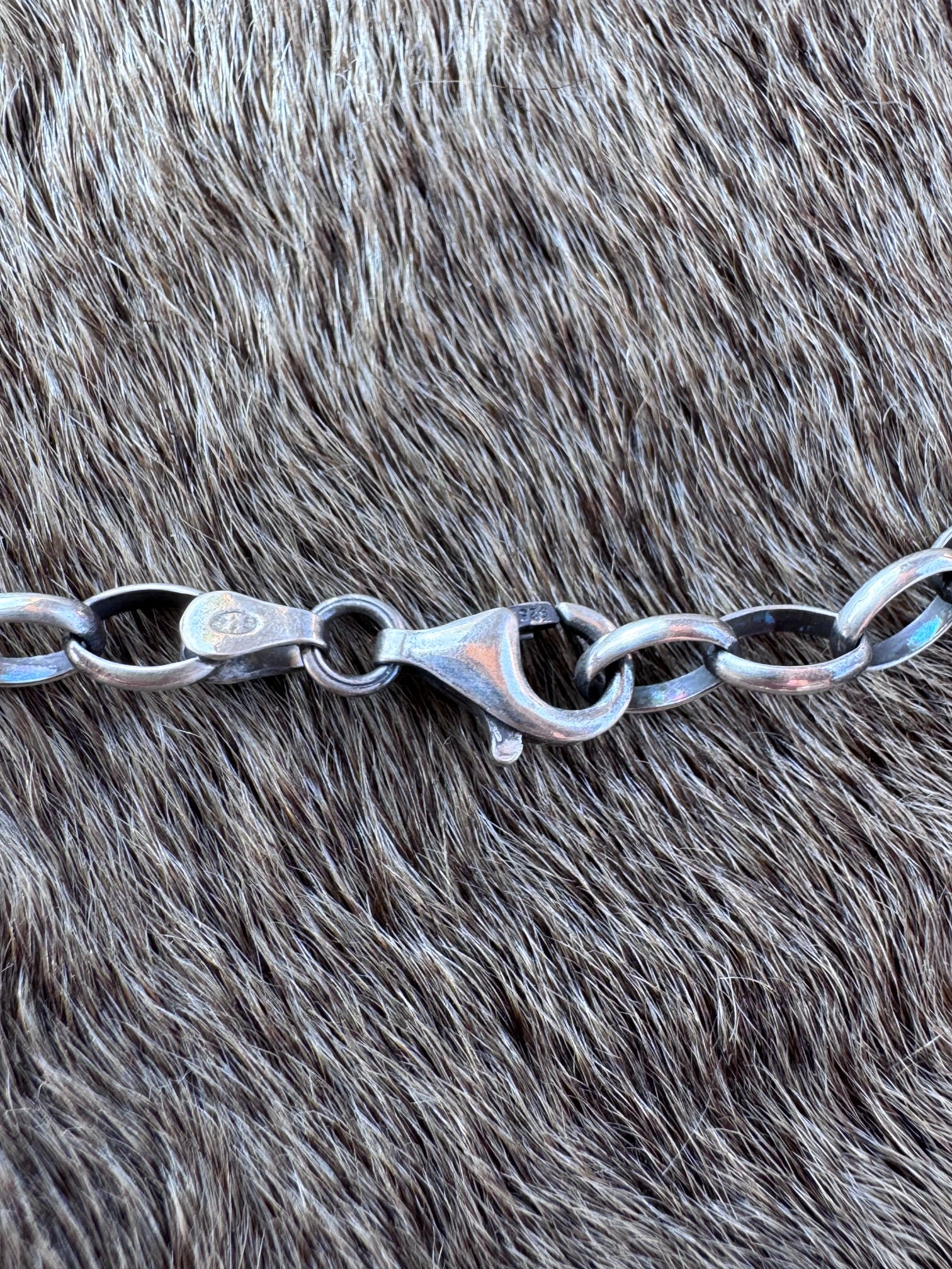 Handmade Sterling Silver Golden Hills & Aurora Opal Checkered Cluster 19.5" Necklace by Roaming Buffalo