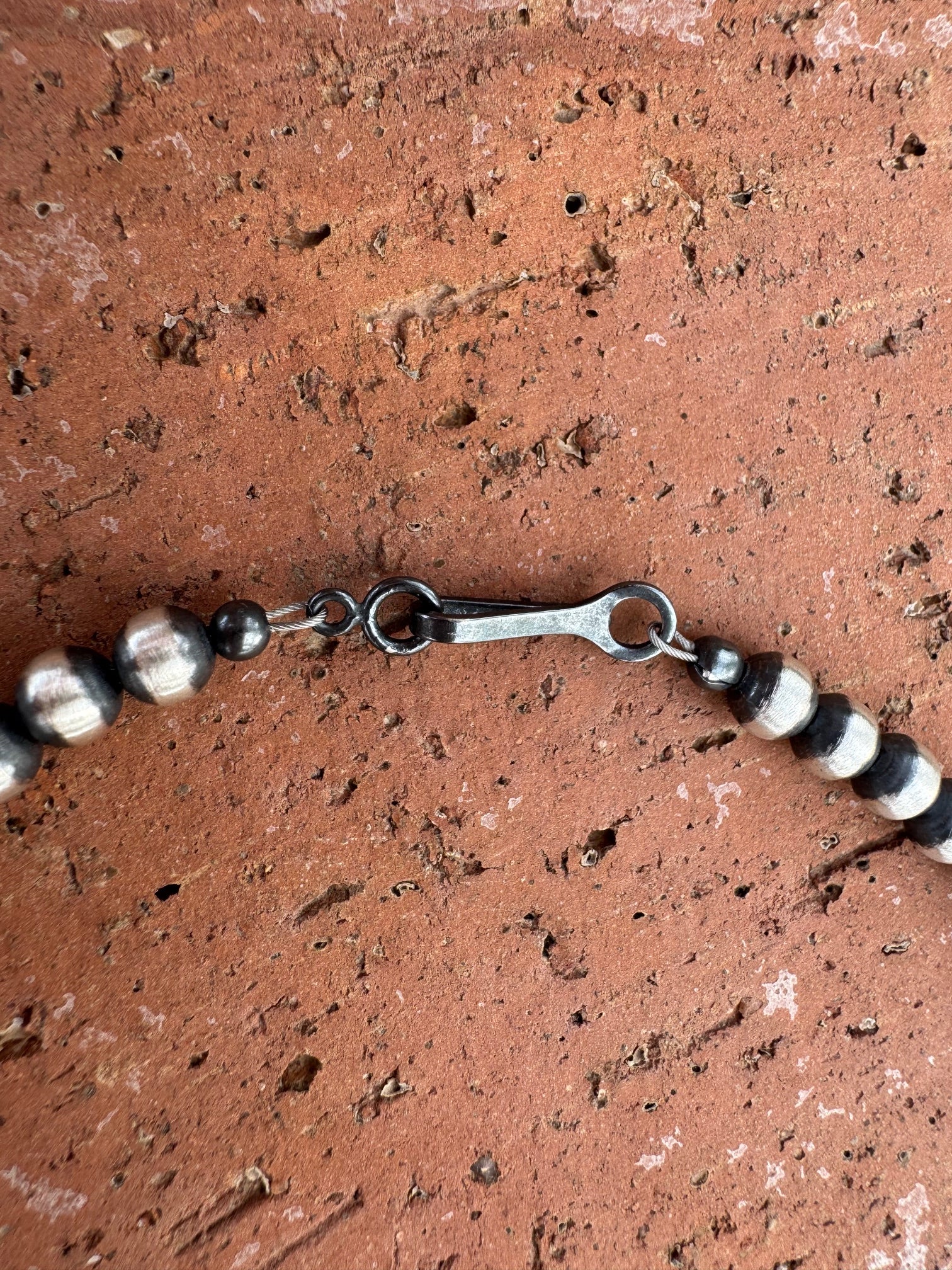 Handcrafted Spiny and Turquoise 4mm Beaded Necklace