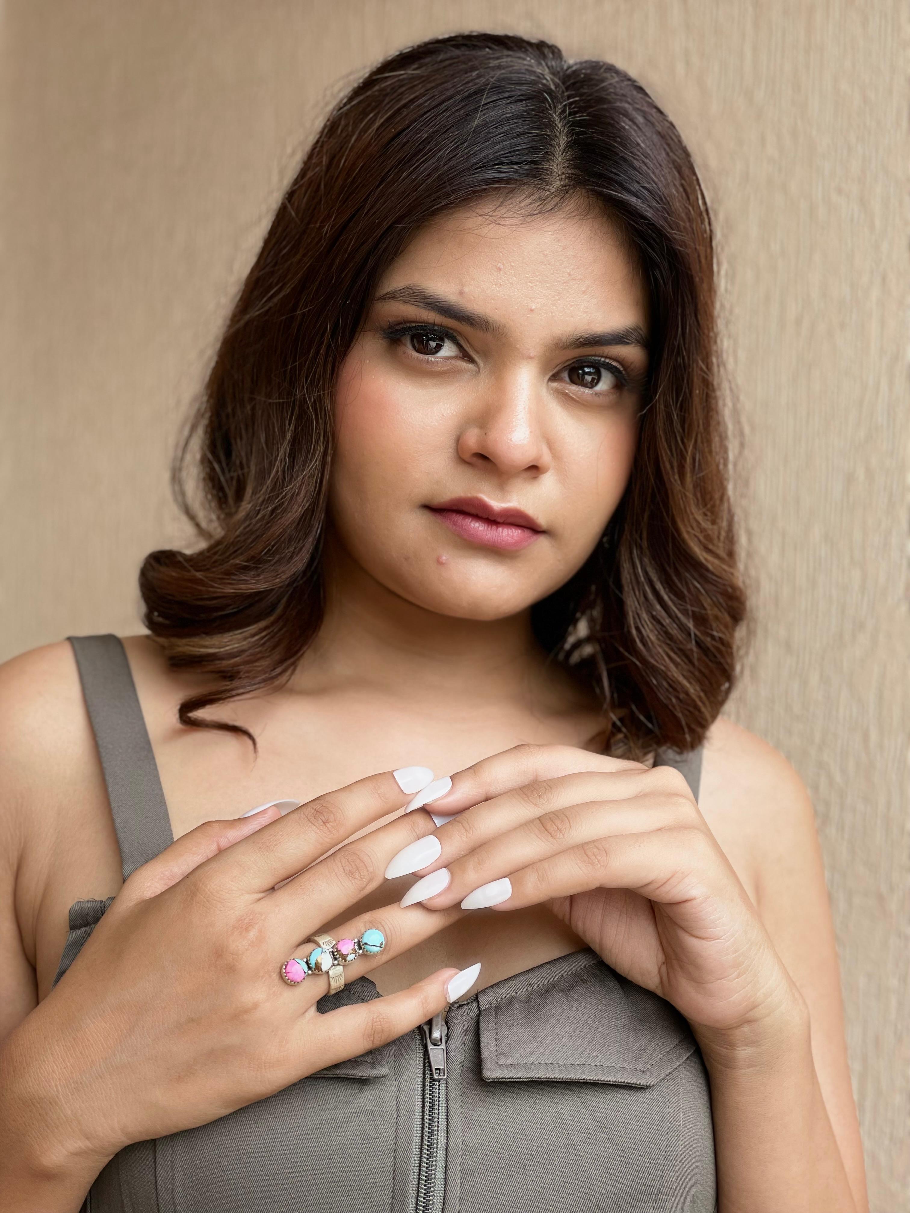 Handmade Sterling Silver Cotton Candy Adjustable Ring Signed Nizhoni (7)