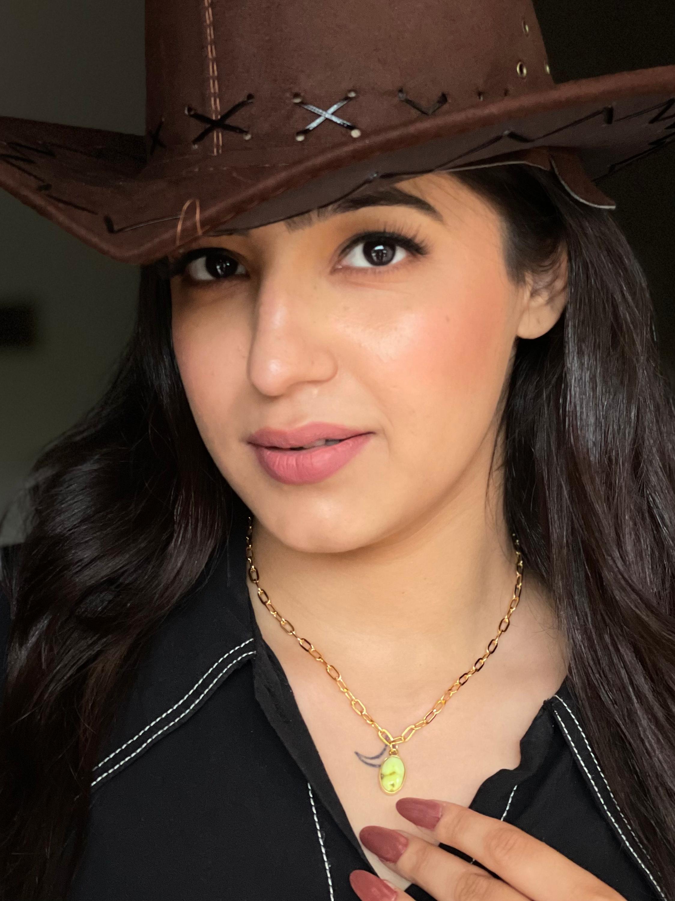 “The Golden Collection” Handmade Natural Palomino Turquoise Necklace