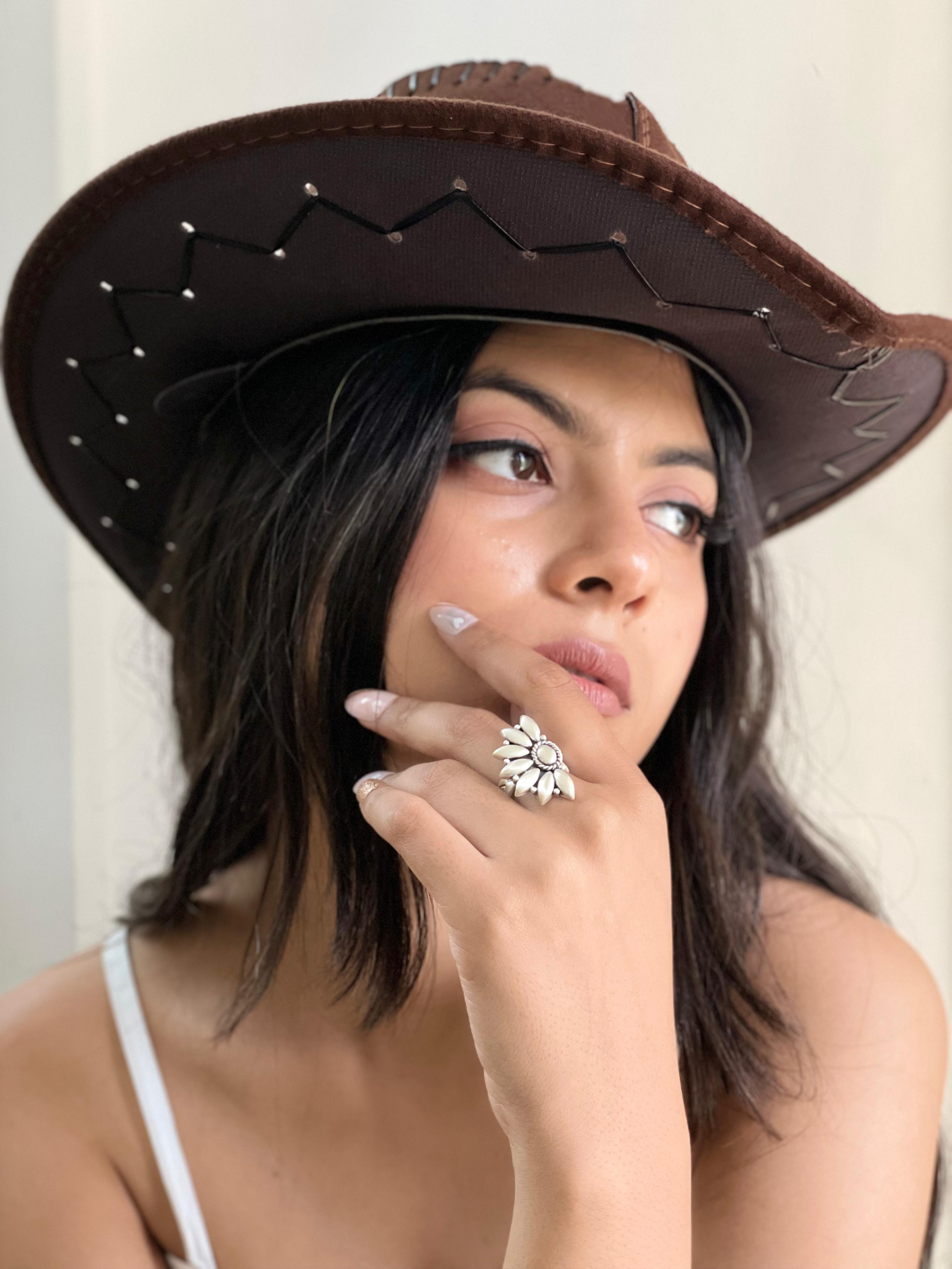 Handmade Sterling Silver Adjustable Ring With Signed Nizhoni