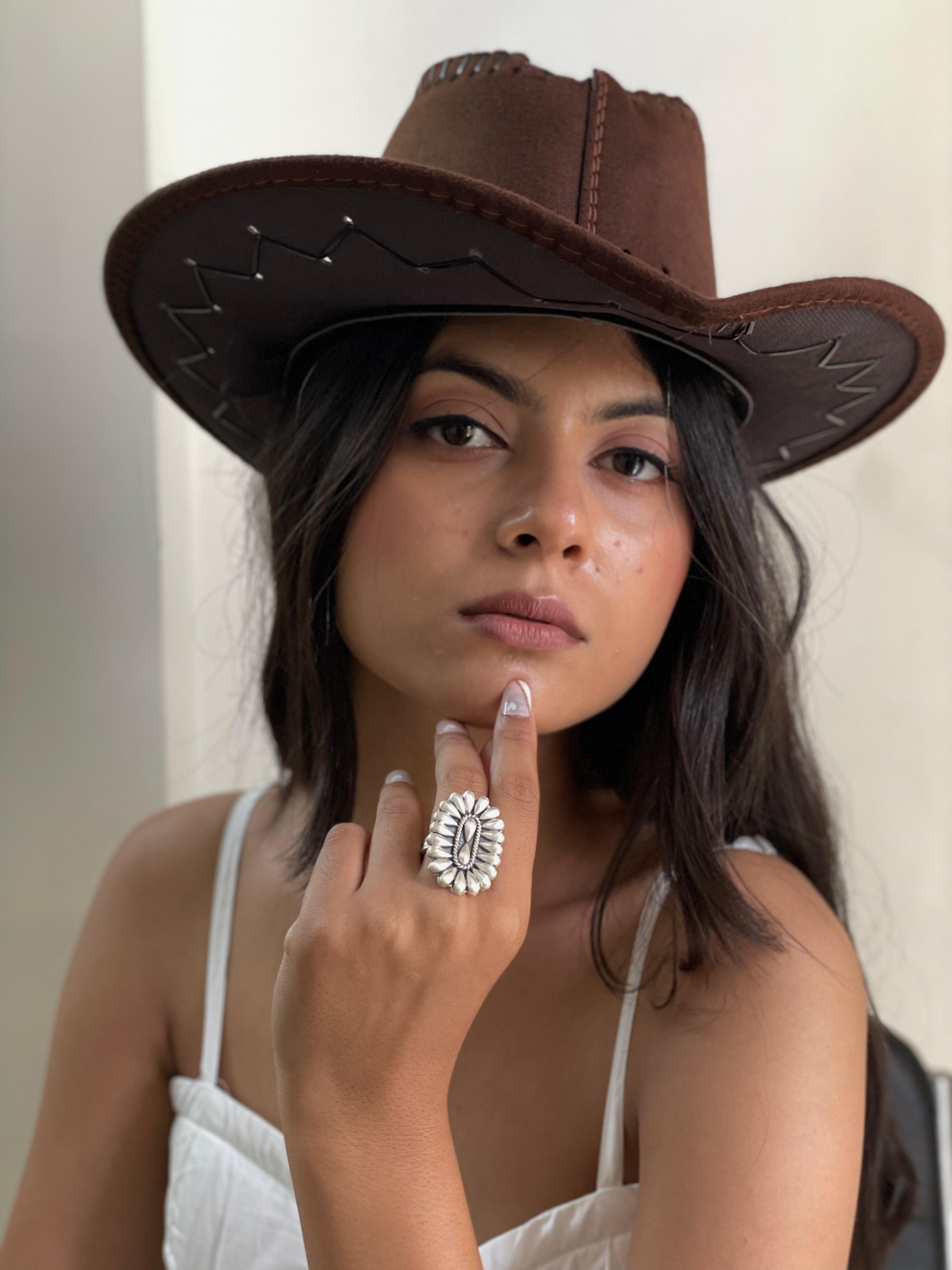 Handmade Sterling Silver Adjustable Ring With Signed Nizhoni